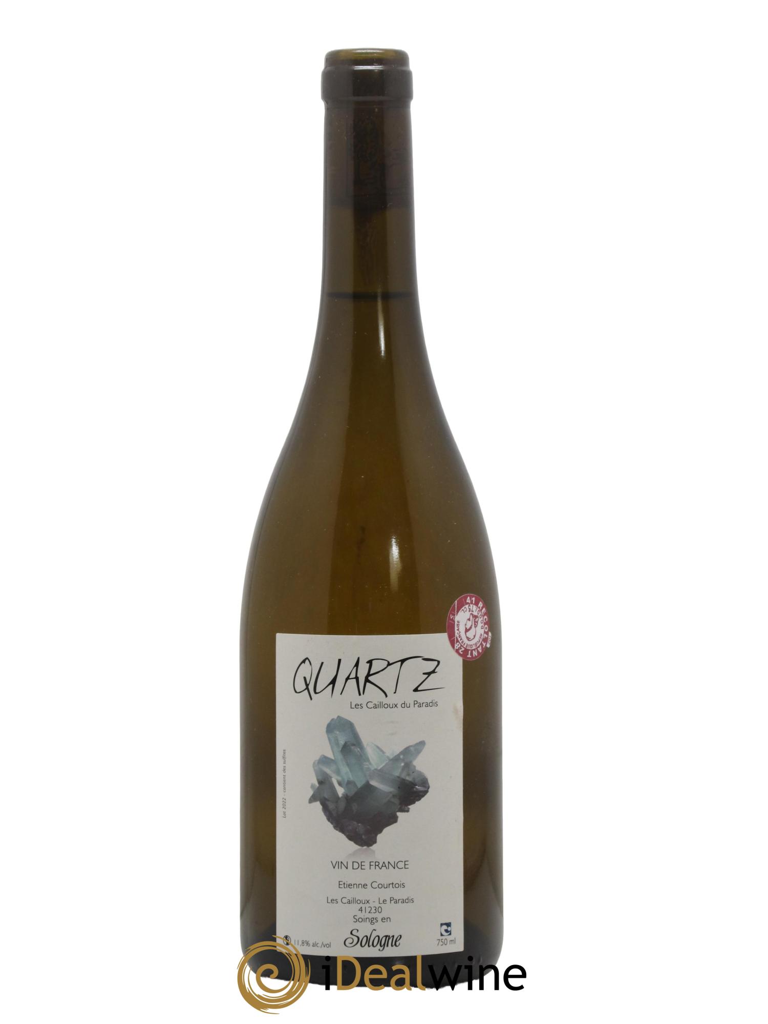 Vin de France Quartz Les Cailloux du Paradis 2022 - Lot de 1 bouteille - 0
