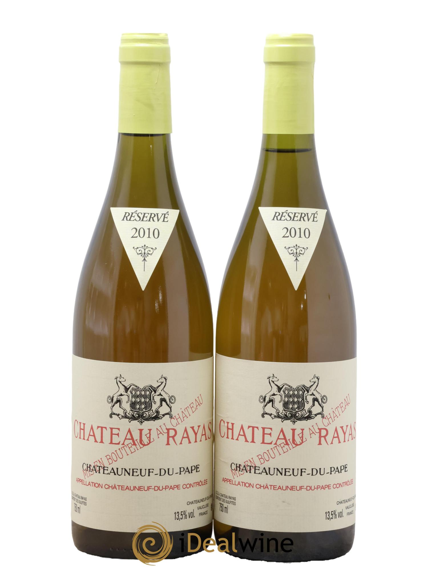 Châteauneuf-du-Pape Château Rayas Emmanuel Reynaud 2010 - Lot de 2 bouteilles - 0