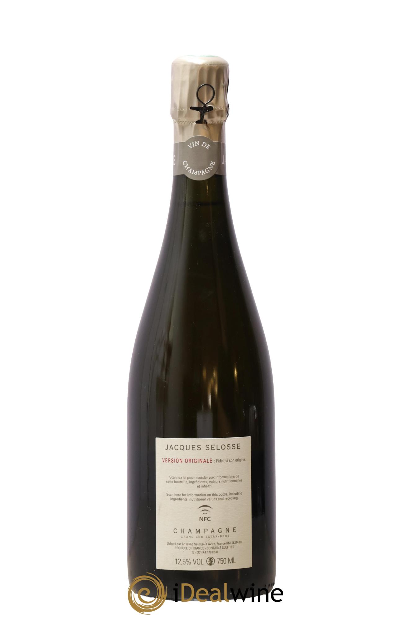 Version Originale Jacques Selosse  - Posten von 1 Flasche - 1