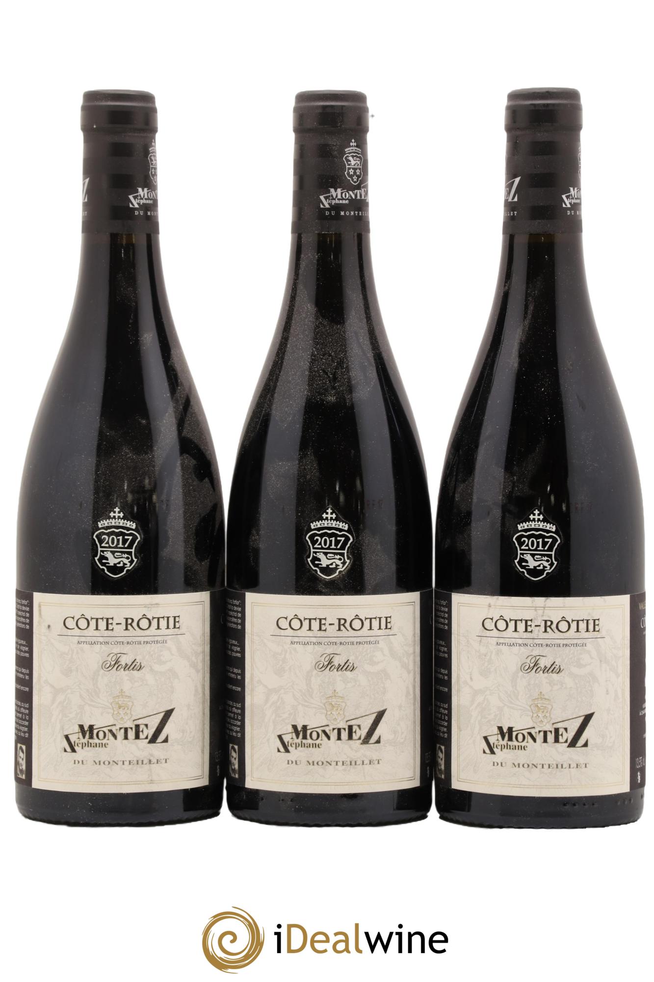 Côte-Rôtie Fortis Monteillet (Domaine du) - Stéphane Montez 2017 - Lot of 3 bottles - 0