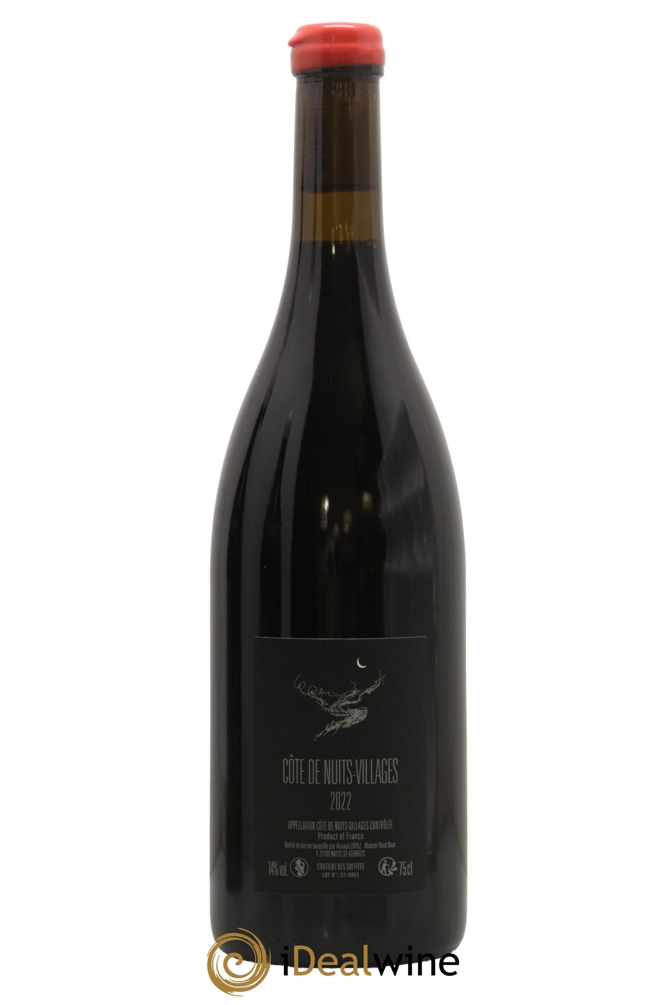 Côte de Nuits-Villages Arnaud Lopez 2022 - Lot of 1 bottle - 1