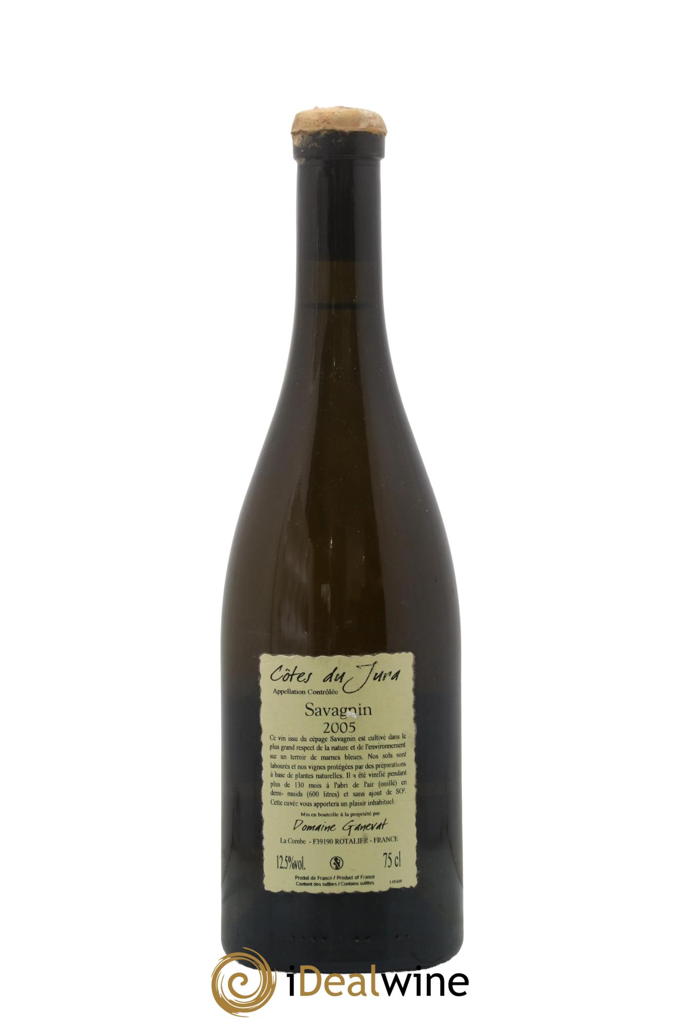 Côtes du Jura Les Vignes de mon Père Jean-François Ganevat (Domaine) 2005 - Posten von 1 Flasche - 1