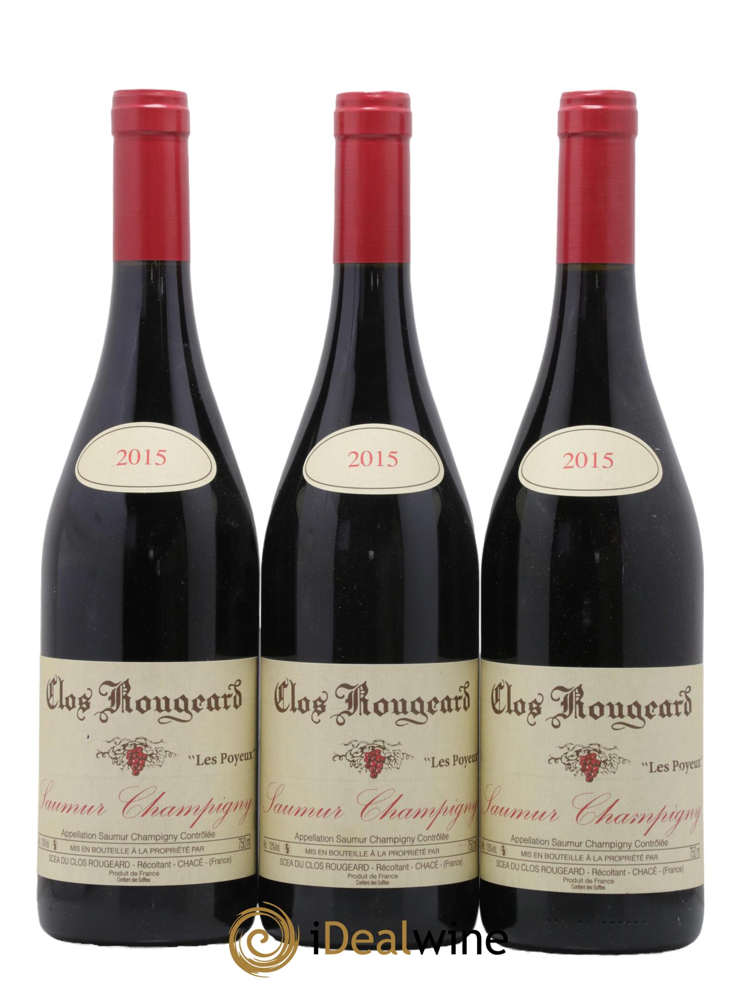 Saumur-Champigny Les Poyeux Clos Rougeard 2015 - Lot de 3 bouteilles - 0