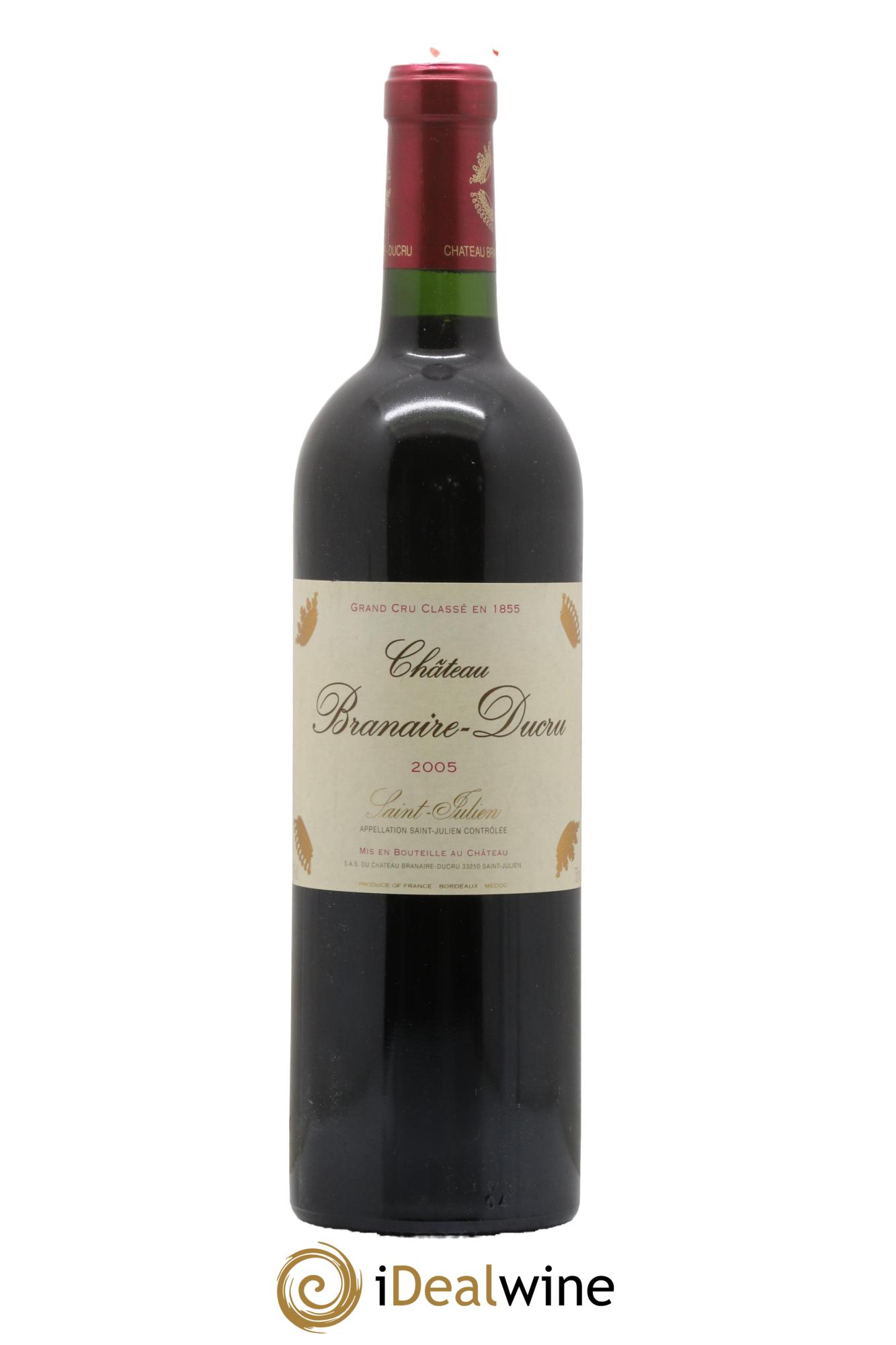 Château Branaire Ducru 4ème Grand Cru Classé 2005 - Lot de 1 bouteille - 0