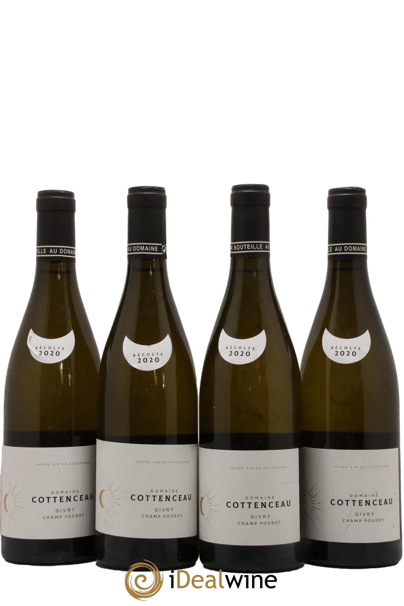 Givry Champ Pourot Maxime Cottenceau 2020 - Lot de 4 bouteilles - 0