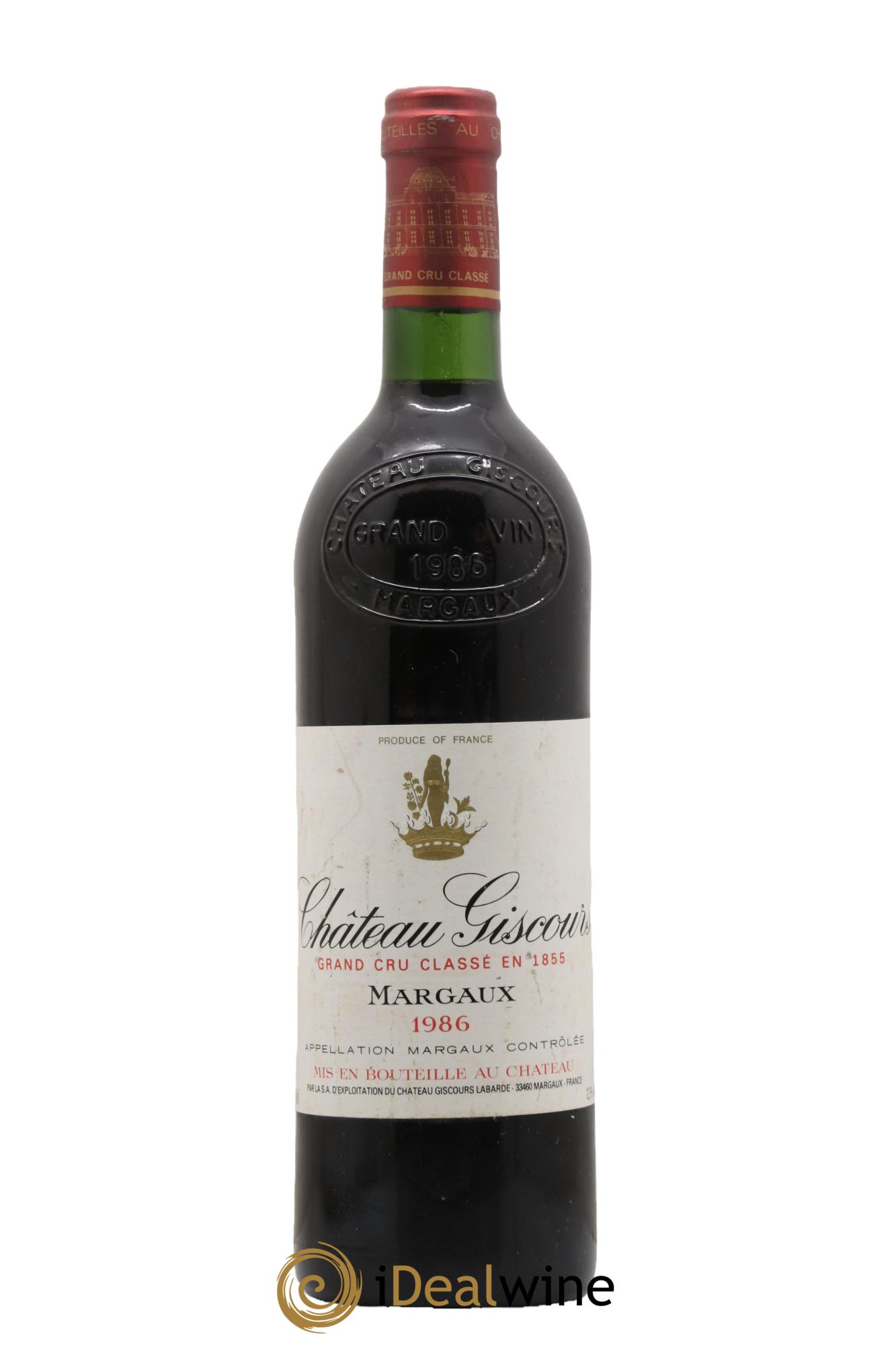 Château Giscours 3ème Grand Cru Classé 1986 - Lot de 1 bouteille - 0