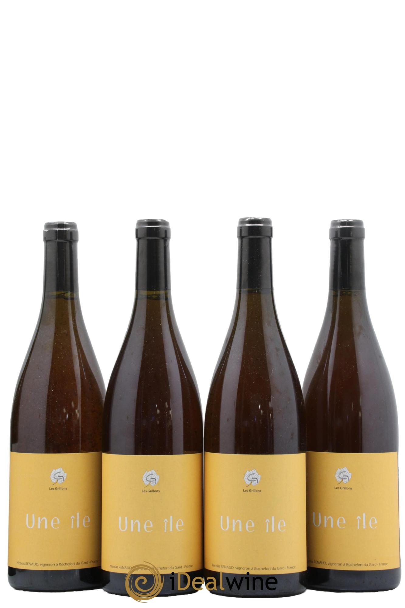 Vin de France Une Ile Clos des Grillons 2019 - Lot of 4 bottles - 0