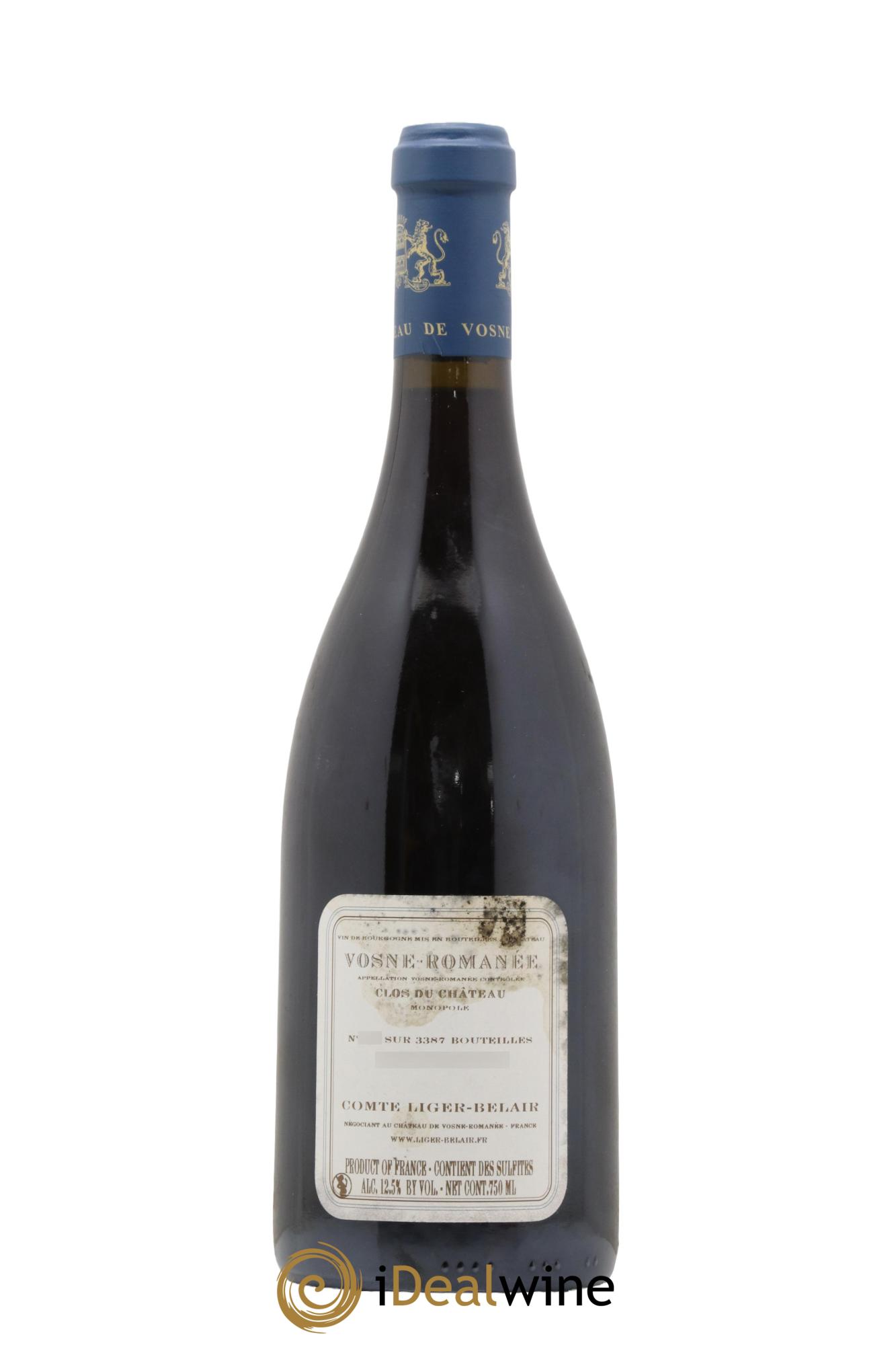 Vosne-Romanée Clos du Château Comte Liger-Belair (Domaine du) 2007 - Lot of 1 bottle - 1