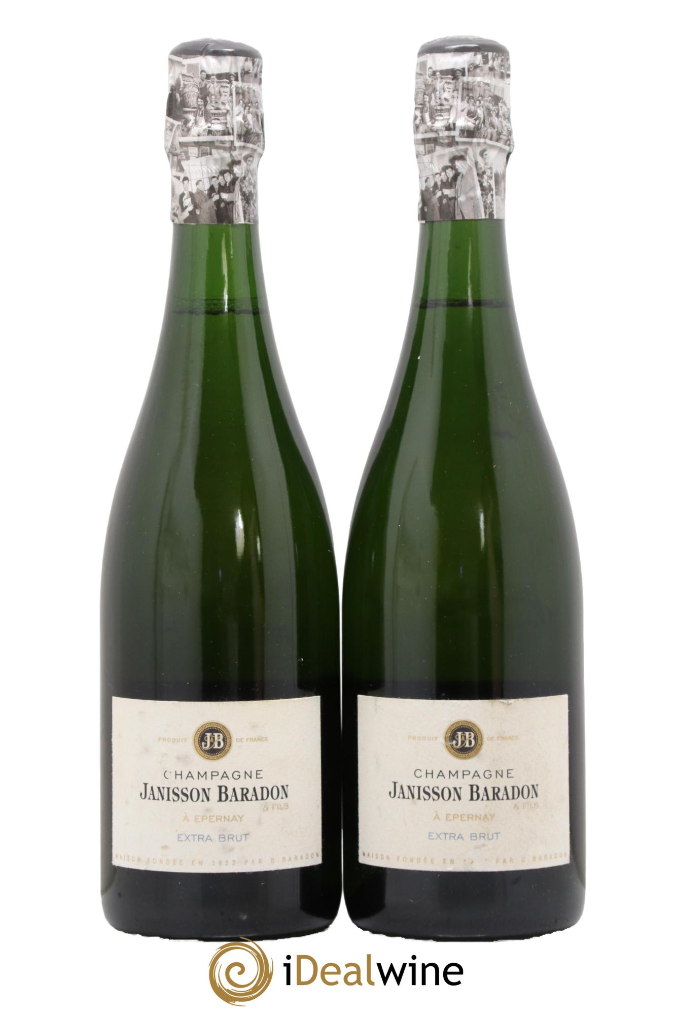 Champagne Extra Brut Janisson Baradon - Lot de 2 bouteilles - 0