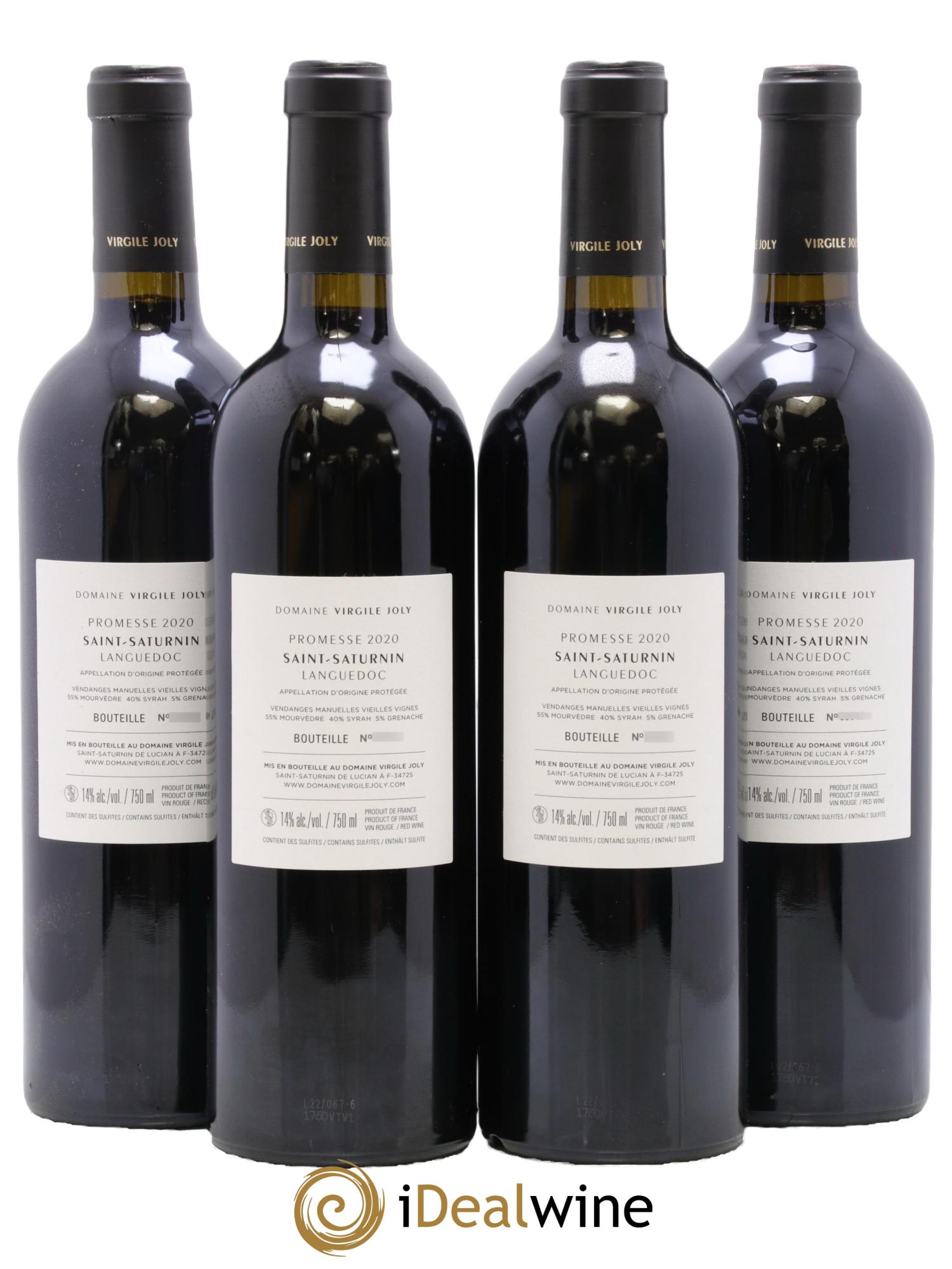 Languedoc Saint Saturnin Promesse 2020 - Posten von 4 Flaschen - 1