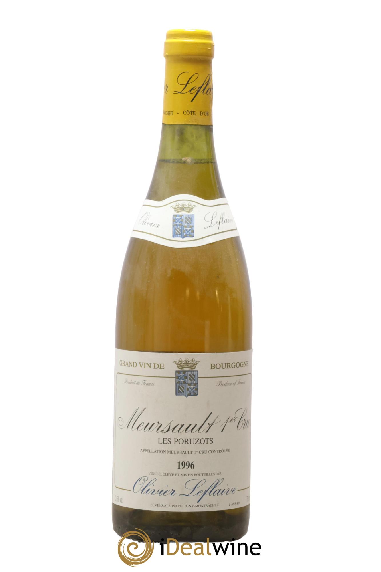 Meursault 1er Cru Poruzots Olivier Leflaive 1996 - Lot de 1 bouteille - 0