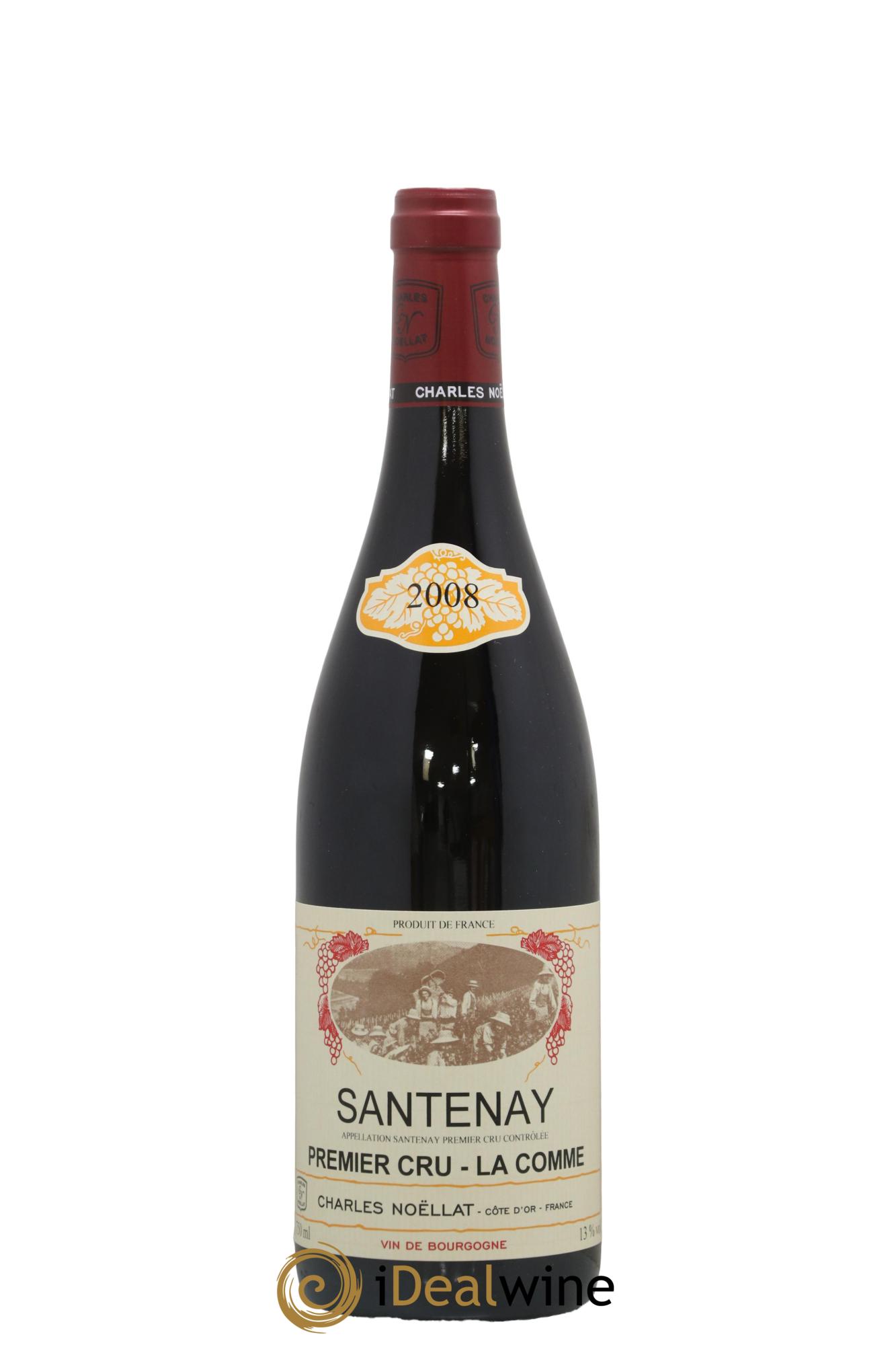 Santenay 1er Cru La Comme Charles Noëllat 2008 - Lot de 1 bouteille - 0