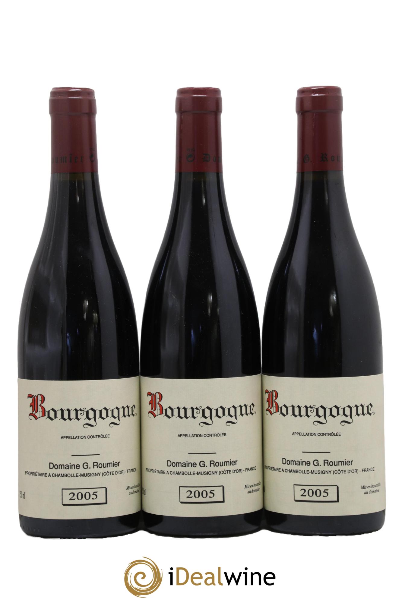 Bourgogne Georges Roumier (Domaine) 2005 - Lot de 3 bouteilles - 0