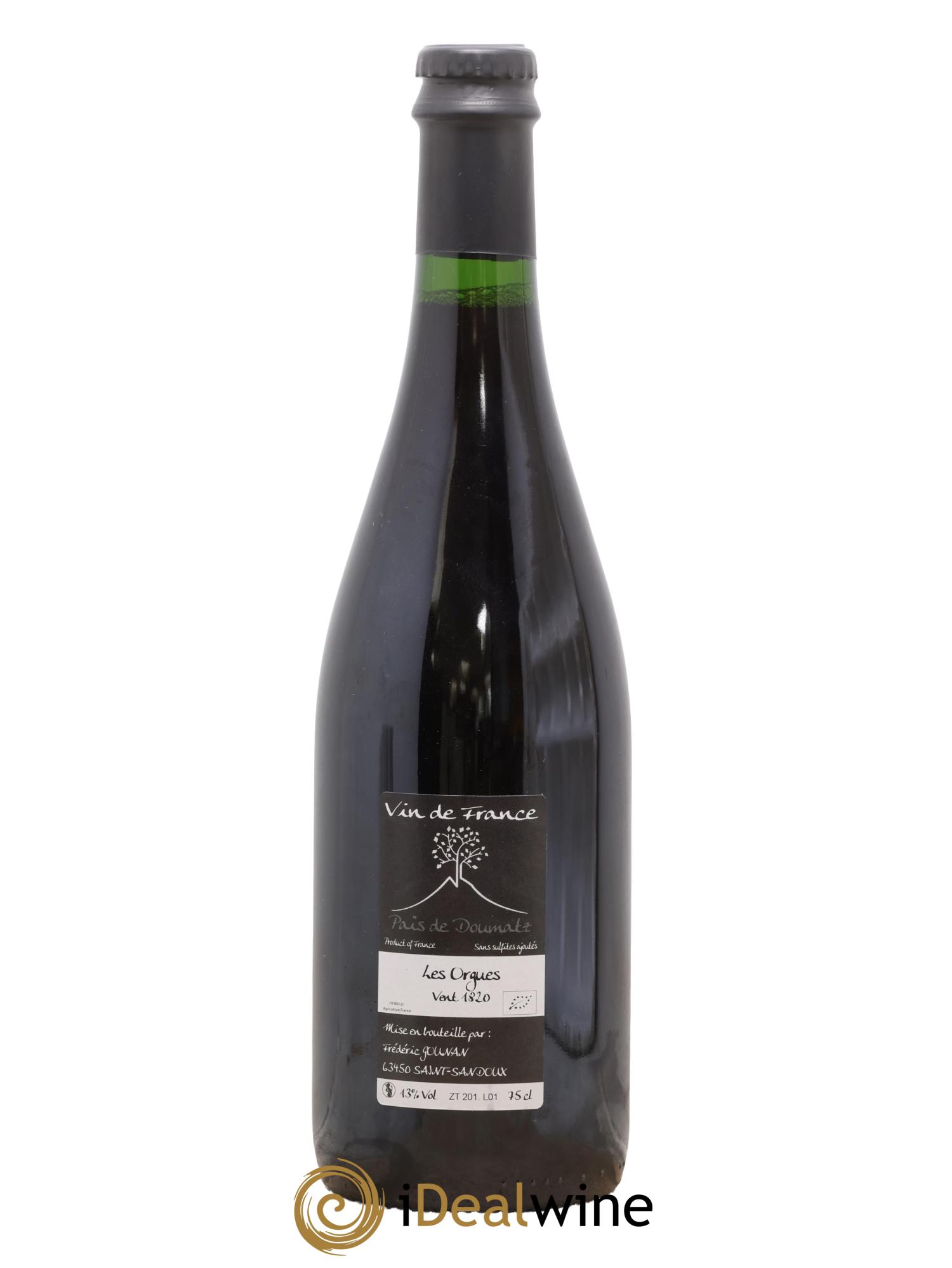 Vin de France Les Orgues Vignoble de l'Arbre Blanc 2018 - Posten von 1 Flasche - 1