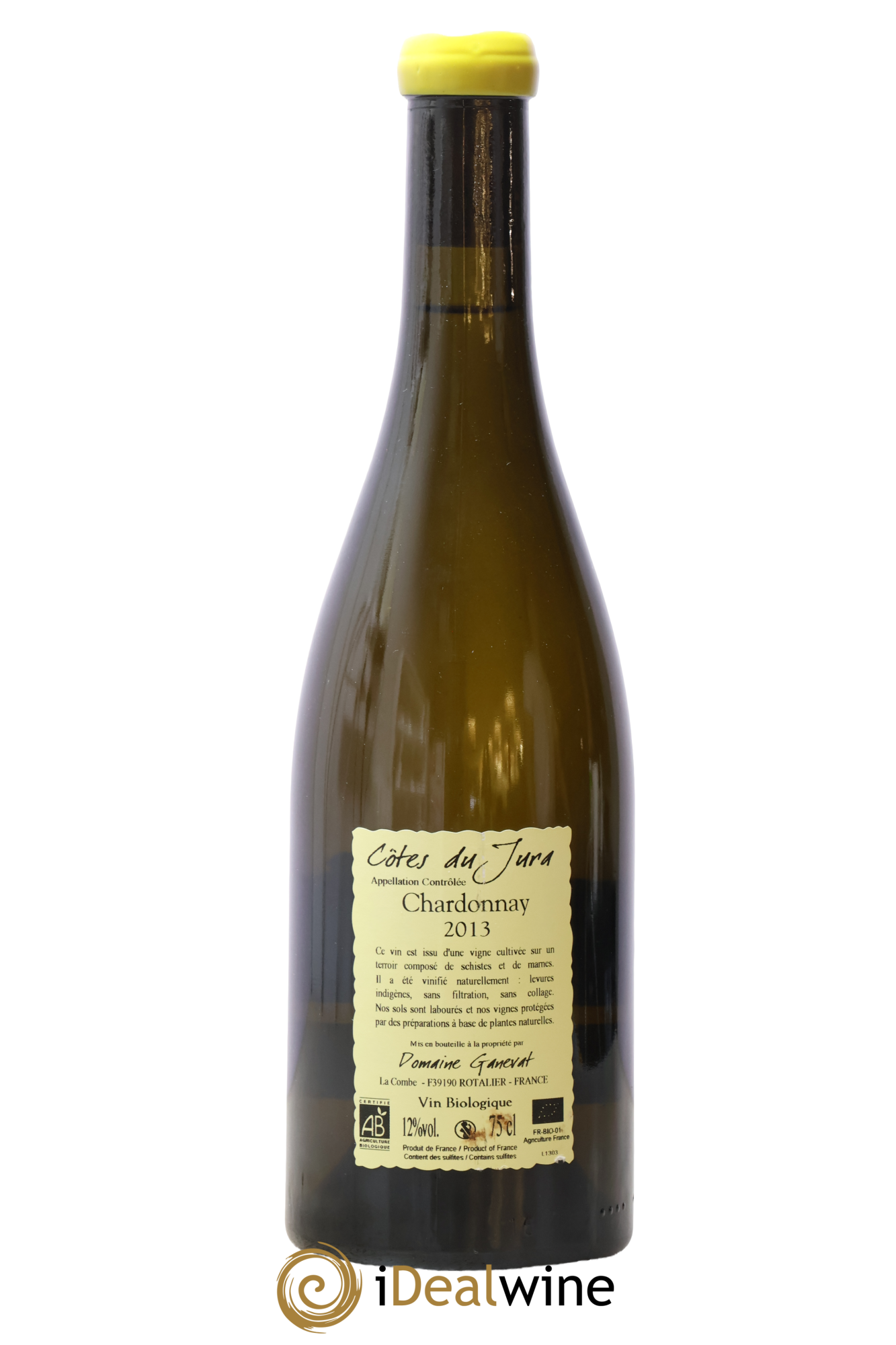 Côtes du Jura Grusse en Billat Jean-François Ganevat (Domaine) 2013 - Lot de 1 bouteille - 1