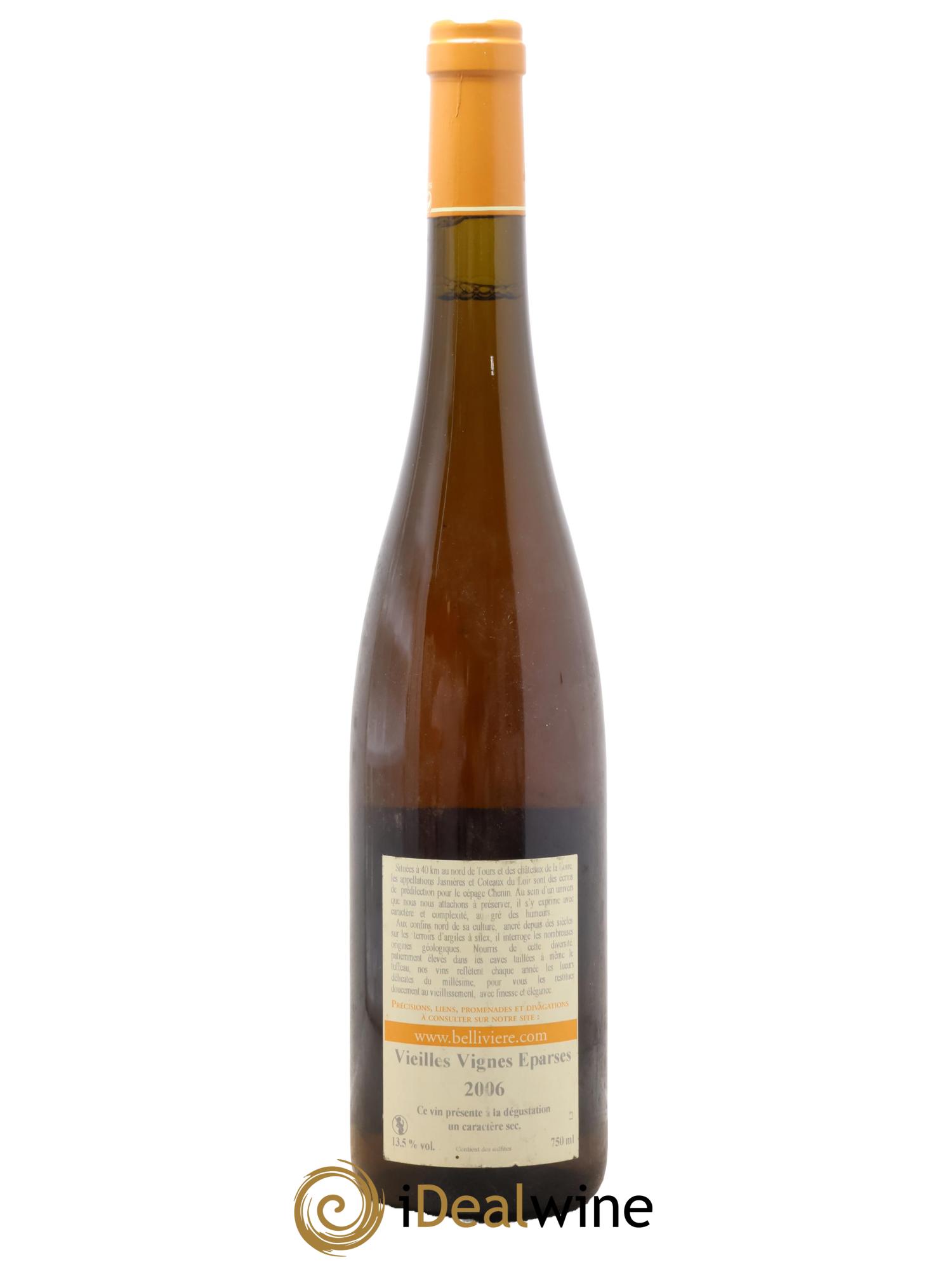 Coteaux du Loir Vieilles Vignes Eparses Domaine de Bellivière 2006 - Lotto di 1 bottiglia - 1