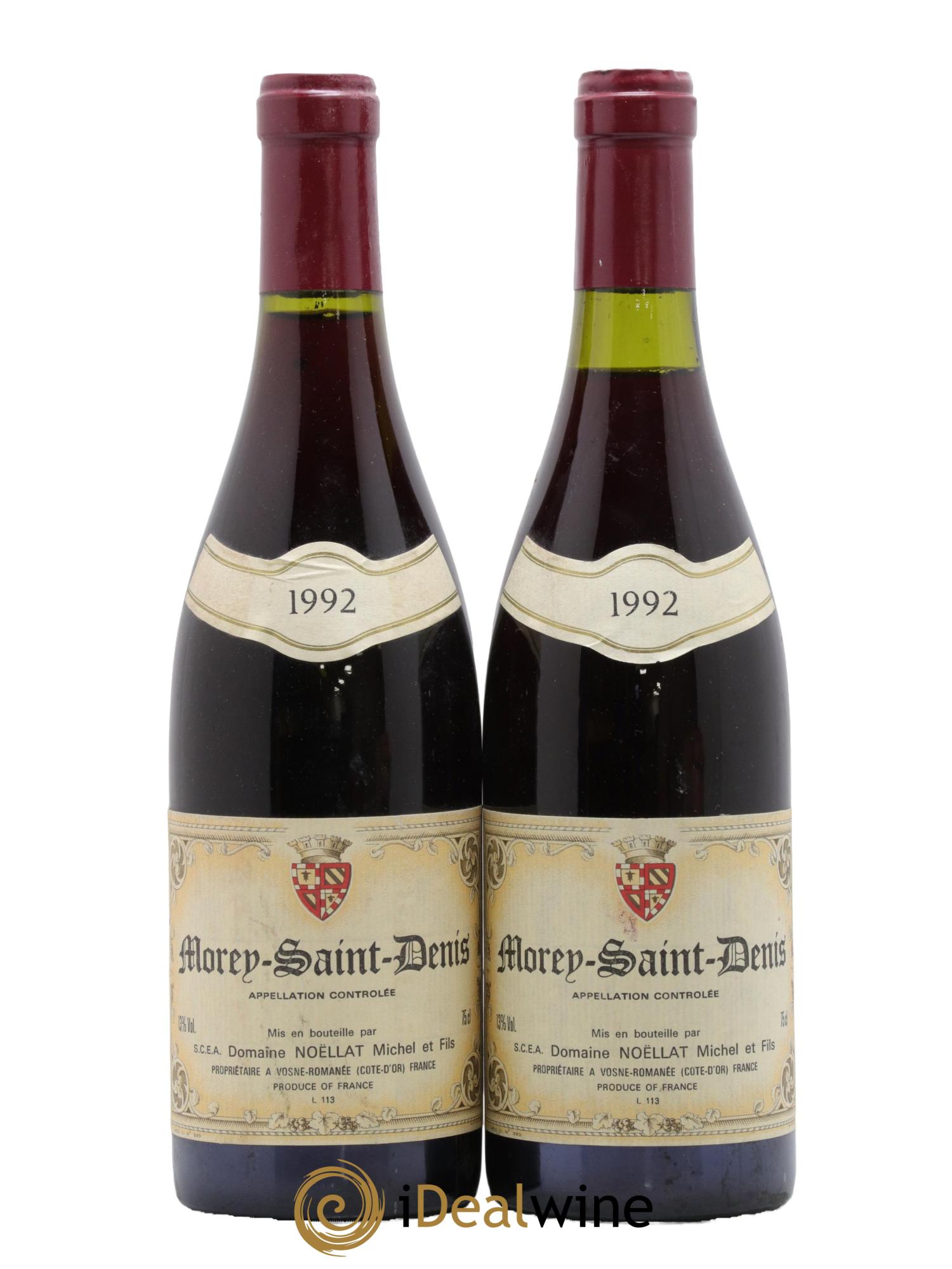 Morey Saint-Denis Michel Noellat et Fils 1992 - Lot of 2 bottles - 0