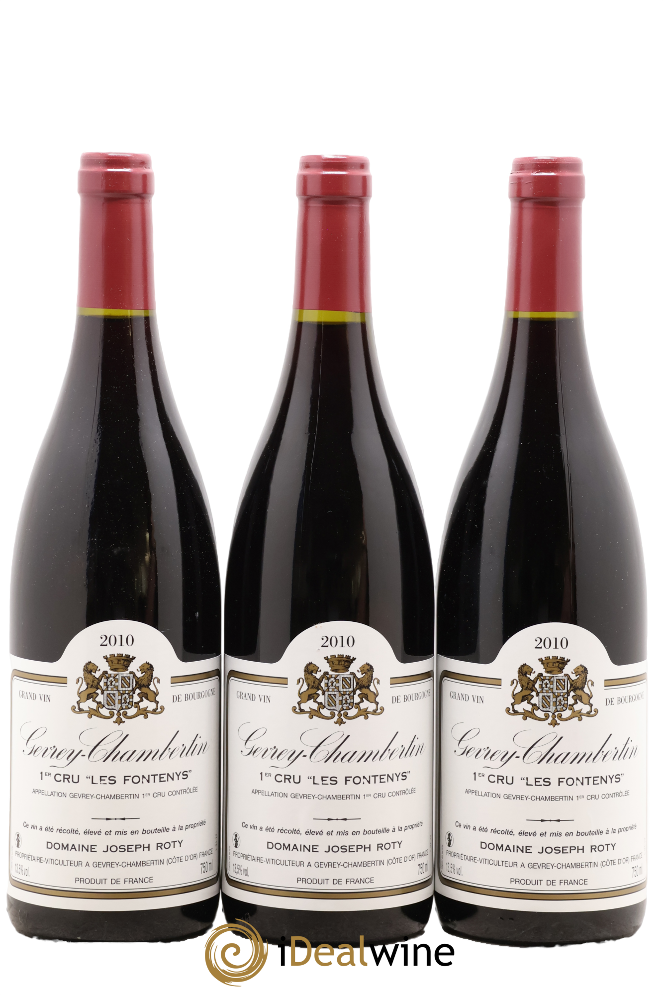 Gevrey-Chambertin 1er Cru Les Fontenys Joseph Roty (Domaine) 2010 - Lot de 3 bouteilles - 0