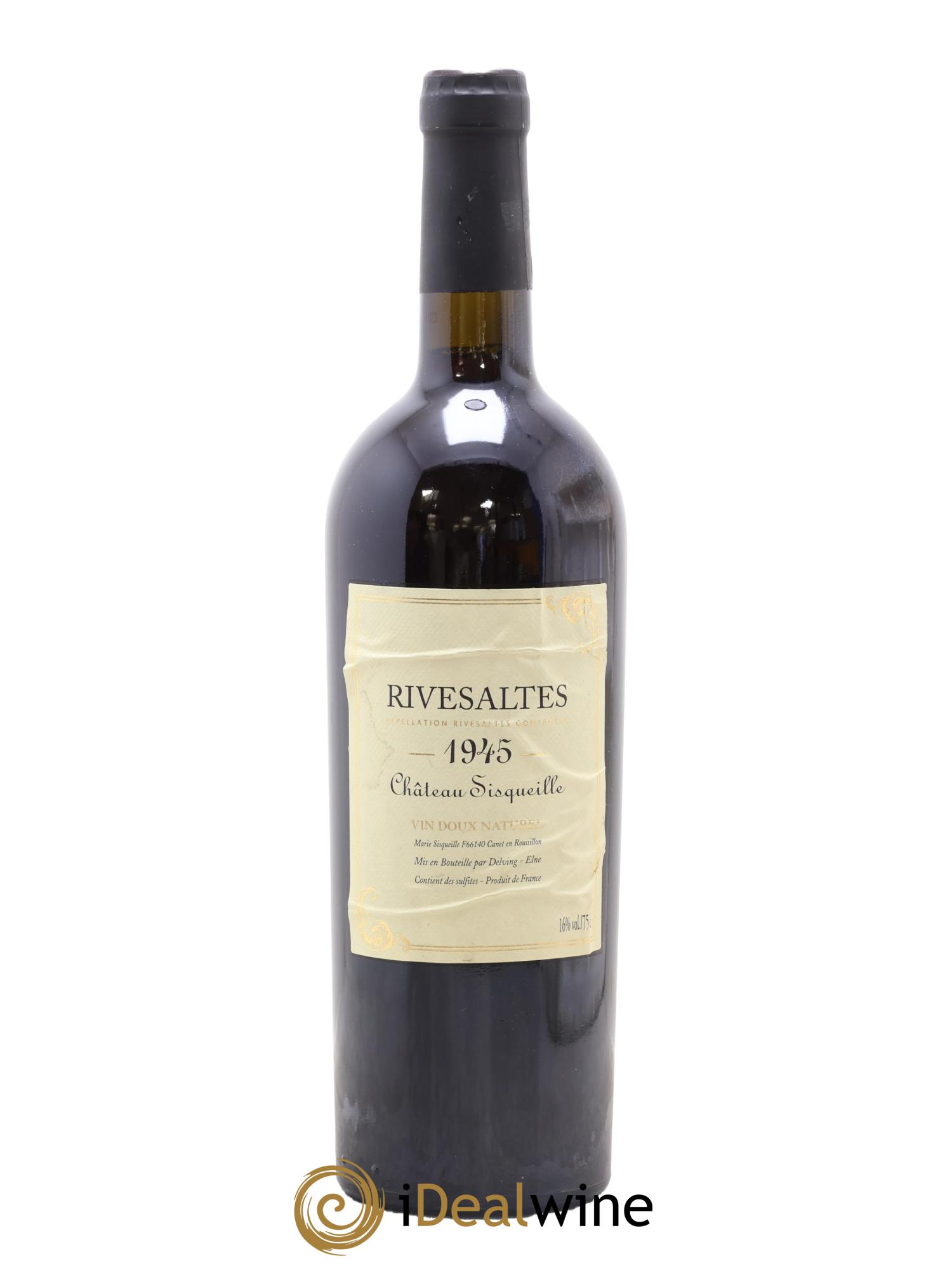 Rivesaltes Château Sisqueille 1945 - Lot de 1 bouteille - 0