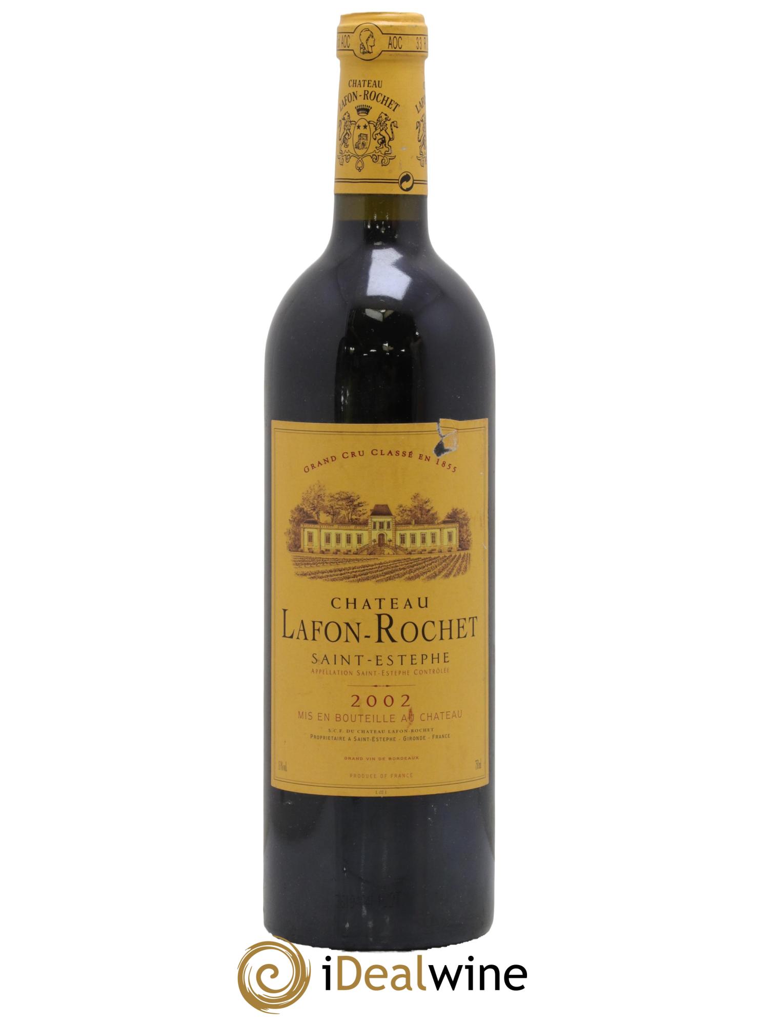 Château Lafon Rochet 4ème Grand Cru Classé 2002 - Lotto di 1 bottiglia - 0