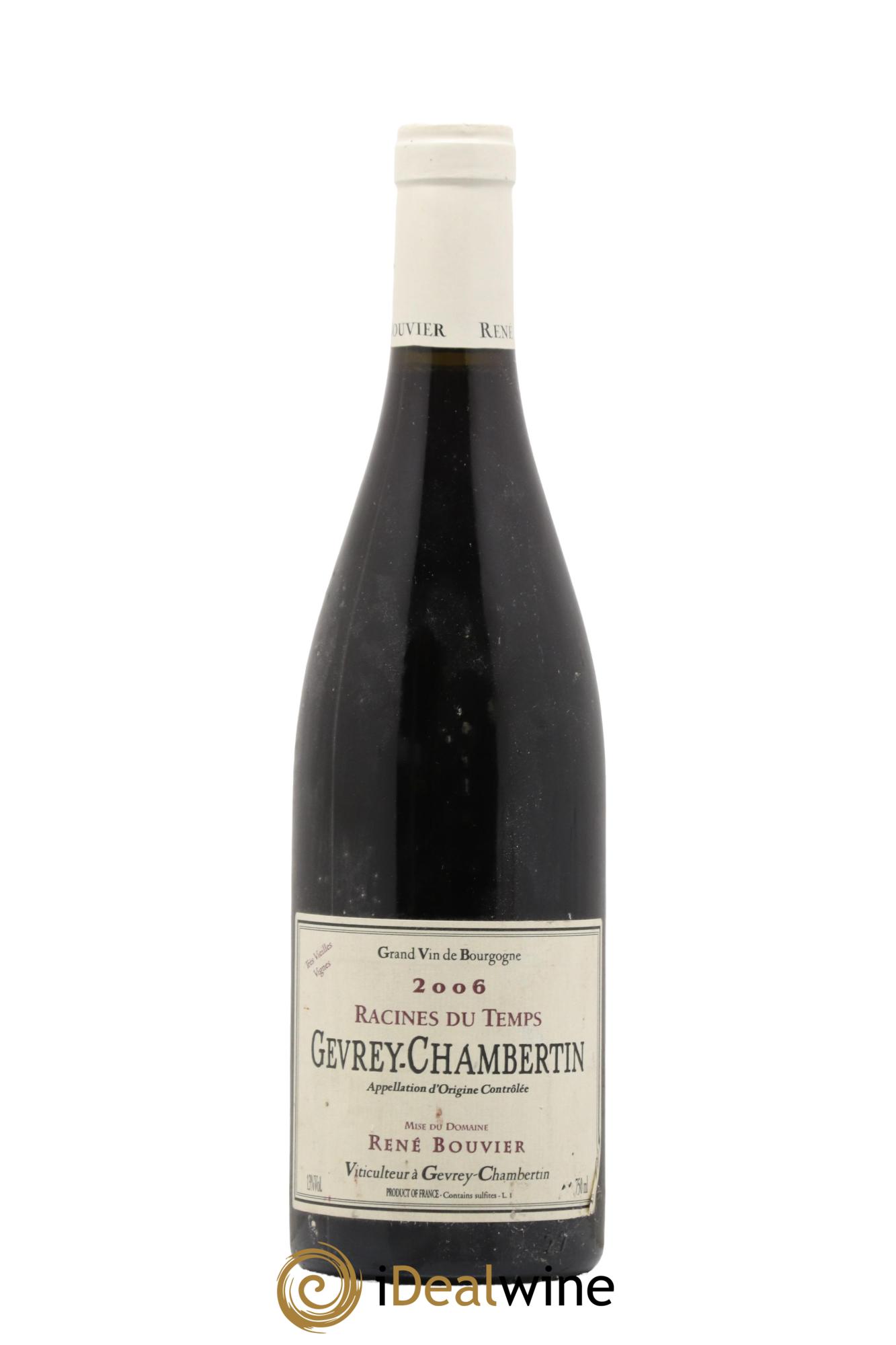 Gevrey-Chambertin Racine du Temps René Bouvier (Domaine) 2006 - Posten von 1 Flasche - 0