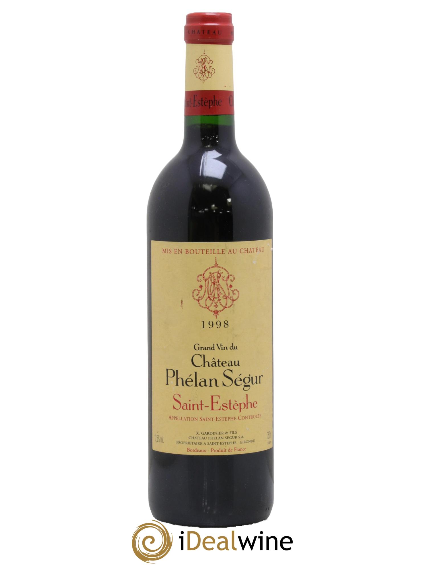 Château Phélan Ségur 1998 - Lotto di 1 bottiglia - 0