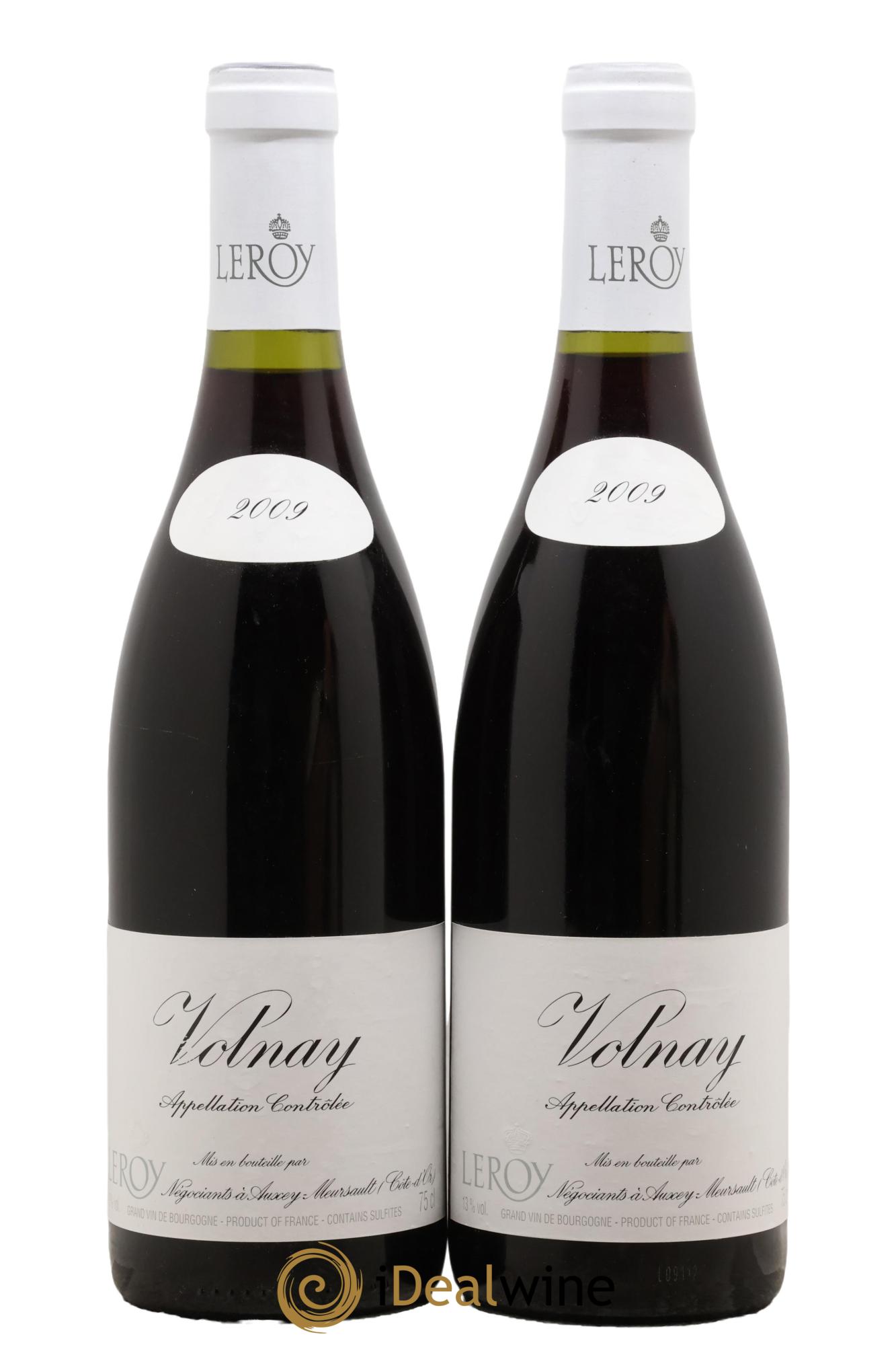 Volnay Leroy SA 2009 - Posten von 2 Flaschen - 0