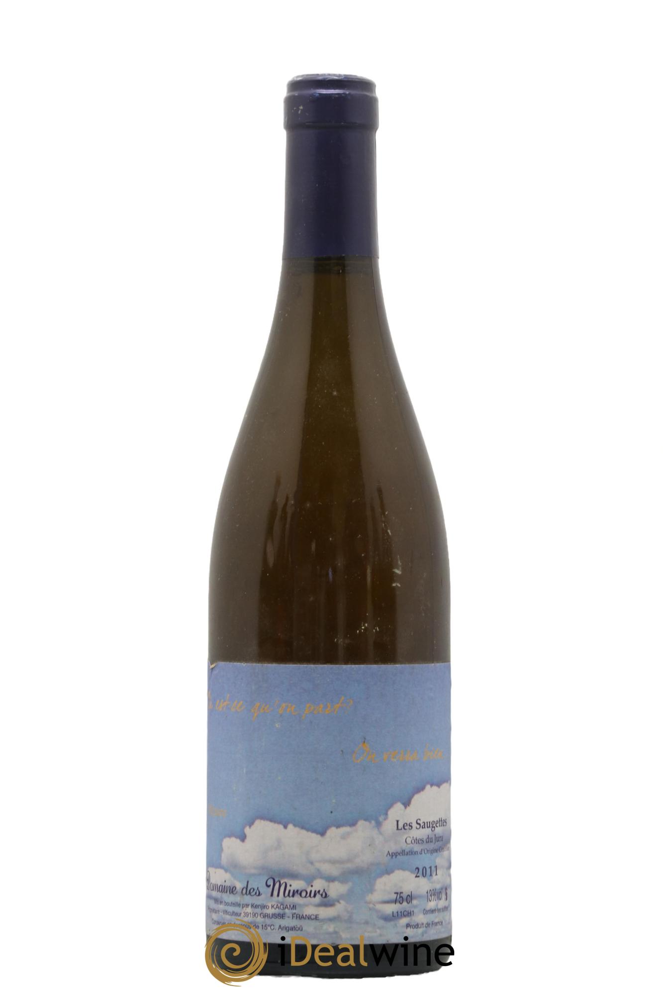 Côtes du Jura Où est-ce qu'on part On verra bien Kenjiro Kagami - Domaine des Miroirs 2011 - Lot de 1 bouteille - 0
