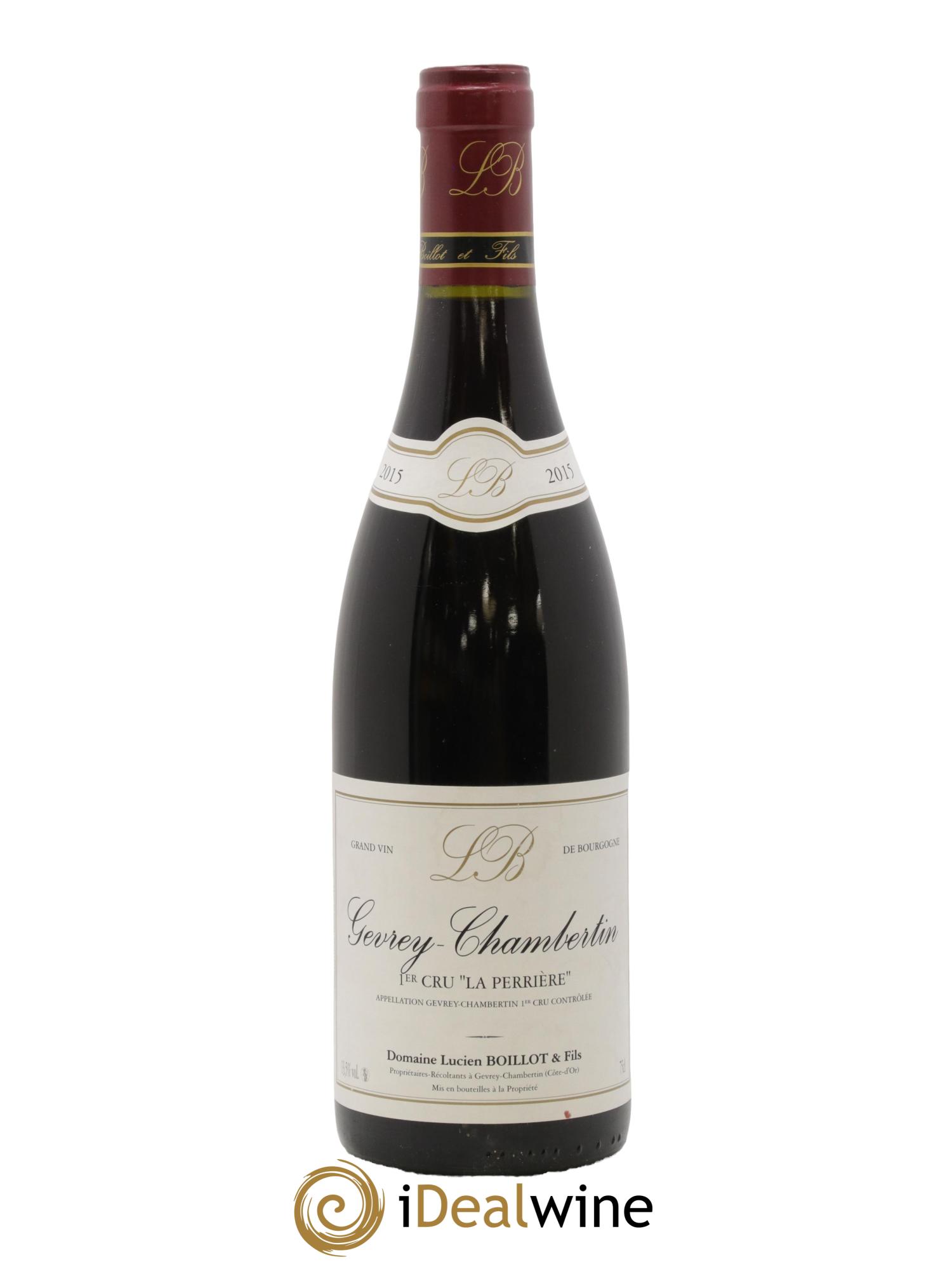 Gevrey-Chambertin 1er Cru La Perrière Lucien Boillot & Fils (Domaine) 2015 - Lot de 1 bouteille - 0