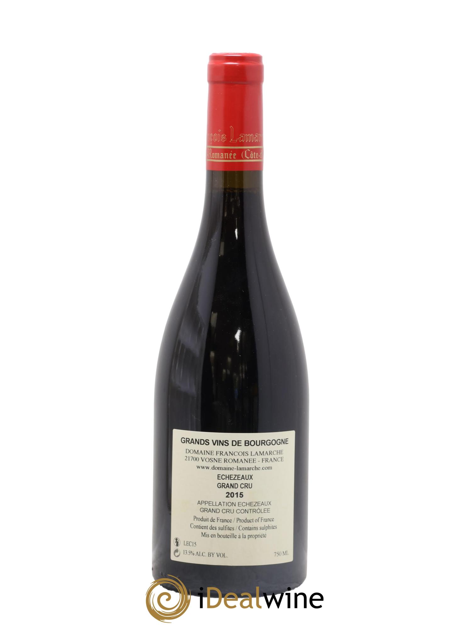 Echezeaux Grand Cru Lamarche (Domaine) 2015 - Lot de 1 bouteille - 1
