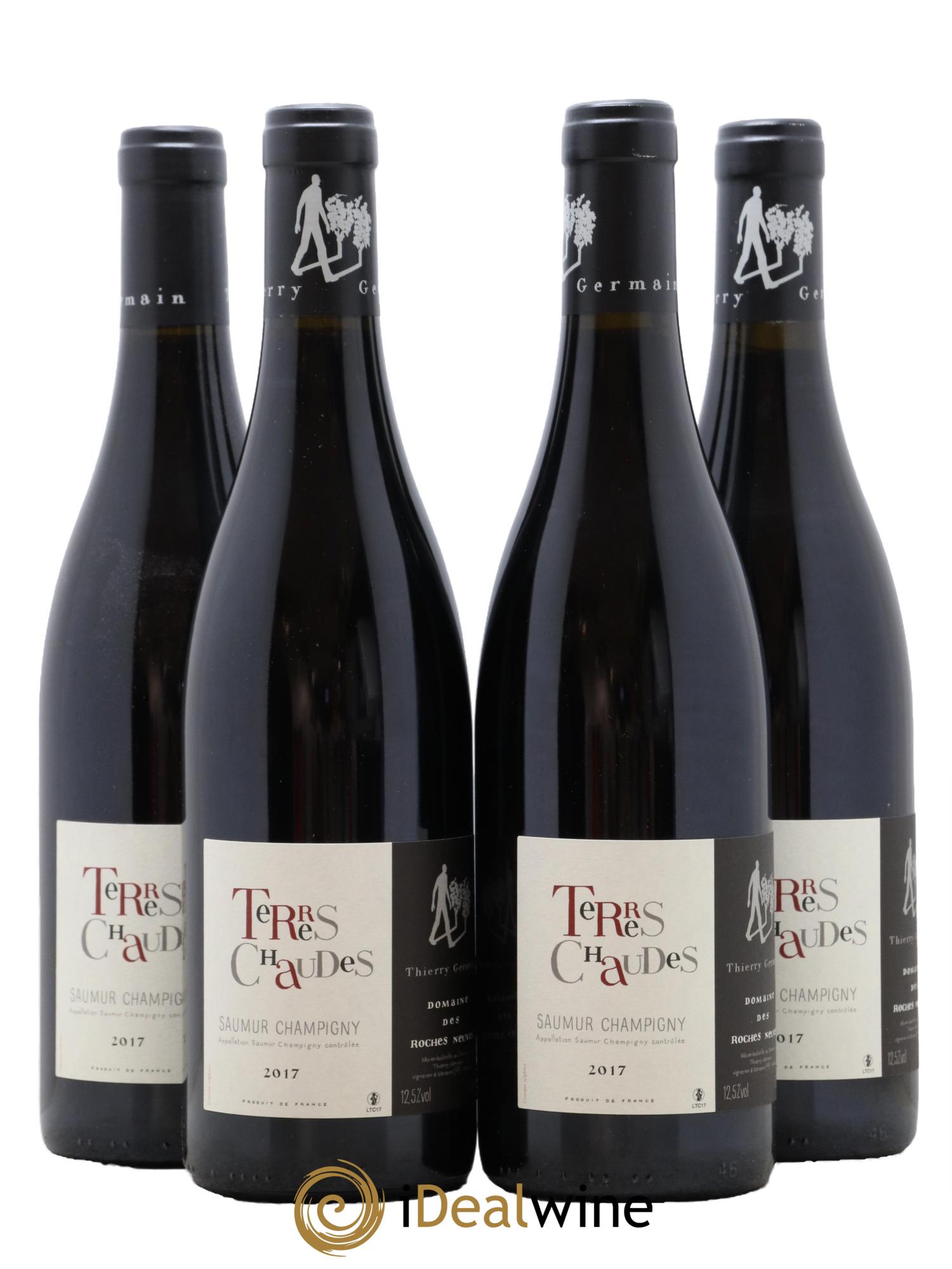 Saumur-Champigny Terres Chaudes Domaine des Roches Neuves - Thierry Germain 2017 - Lot de 4 bouteilles - 0