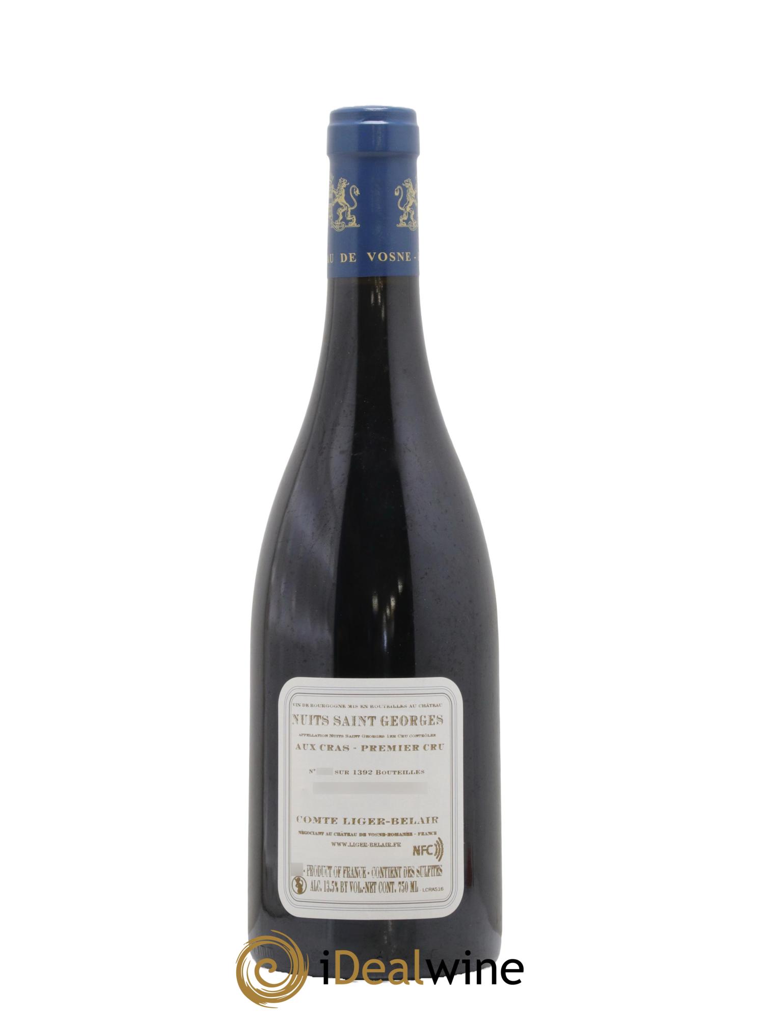 Nuits-Saint-Georges 1er Cru Aux Cras Comte Liger-Belair (Domaine du) 2016 - Posten von 1 Flasche - 1
