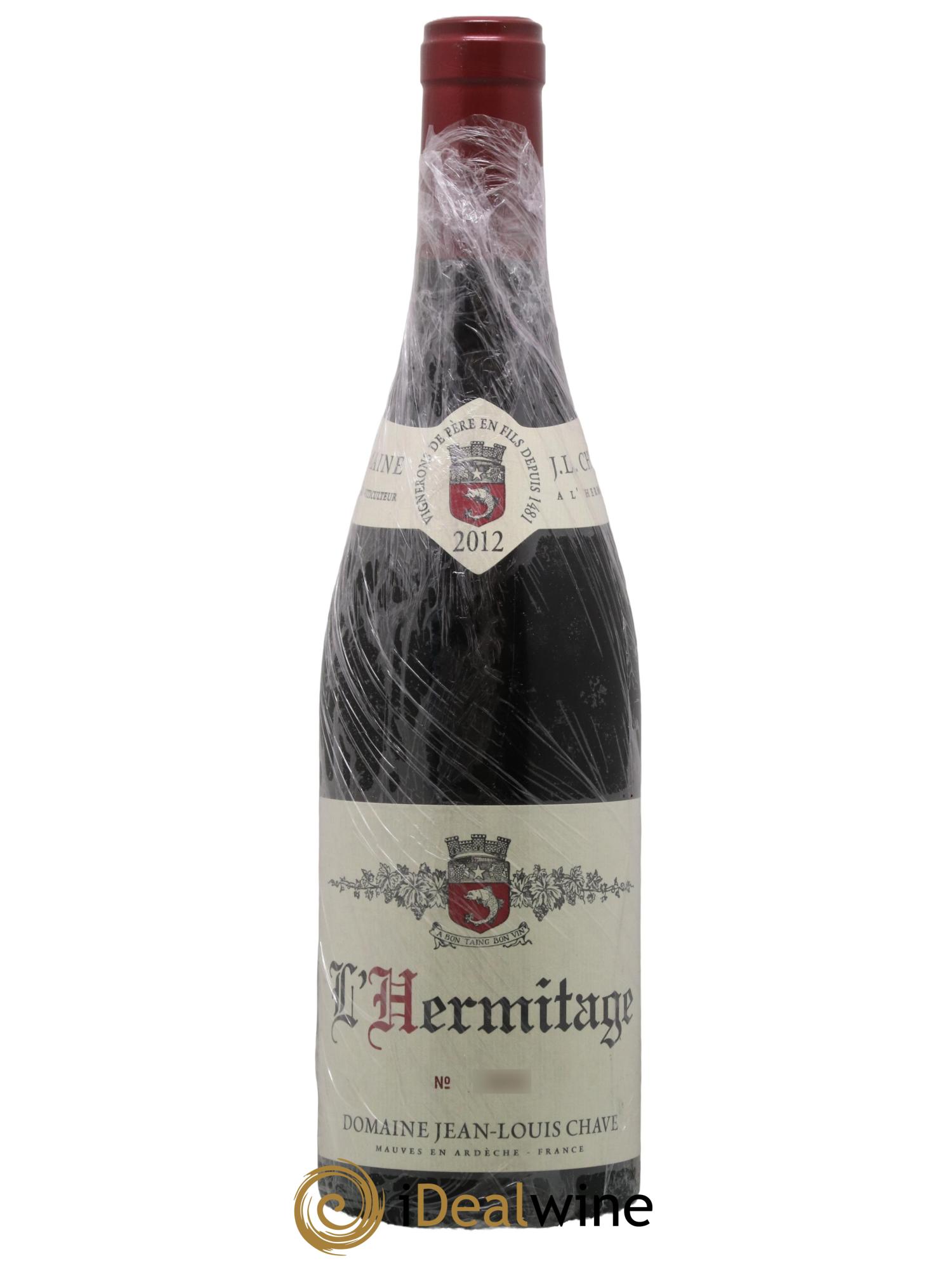 Hermitage Jean-Louis Chave 2012 - Posten von 1 Flasche - 0