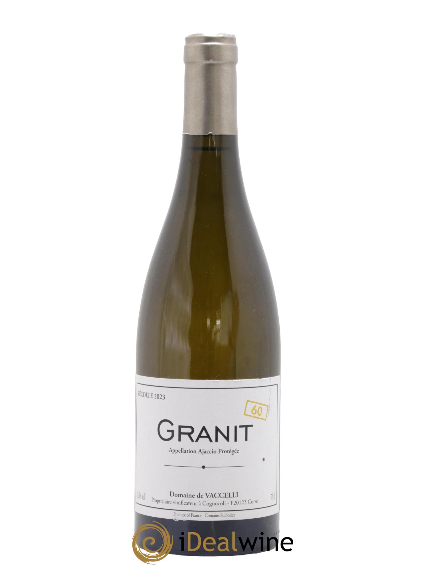 Ajaccio Granit 60 Vaccelli Granit 60 Vaccelli 2023 - Posten von 1 Flasche - 0