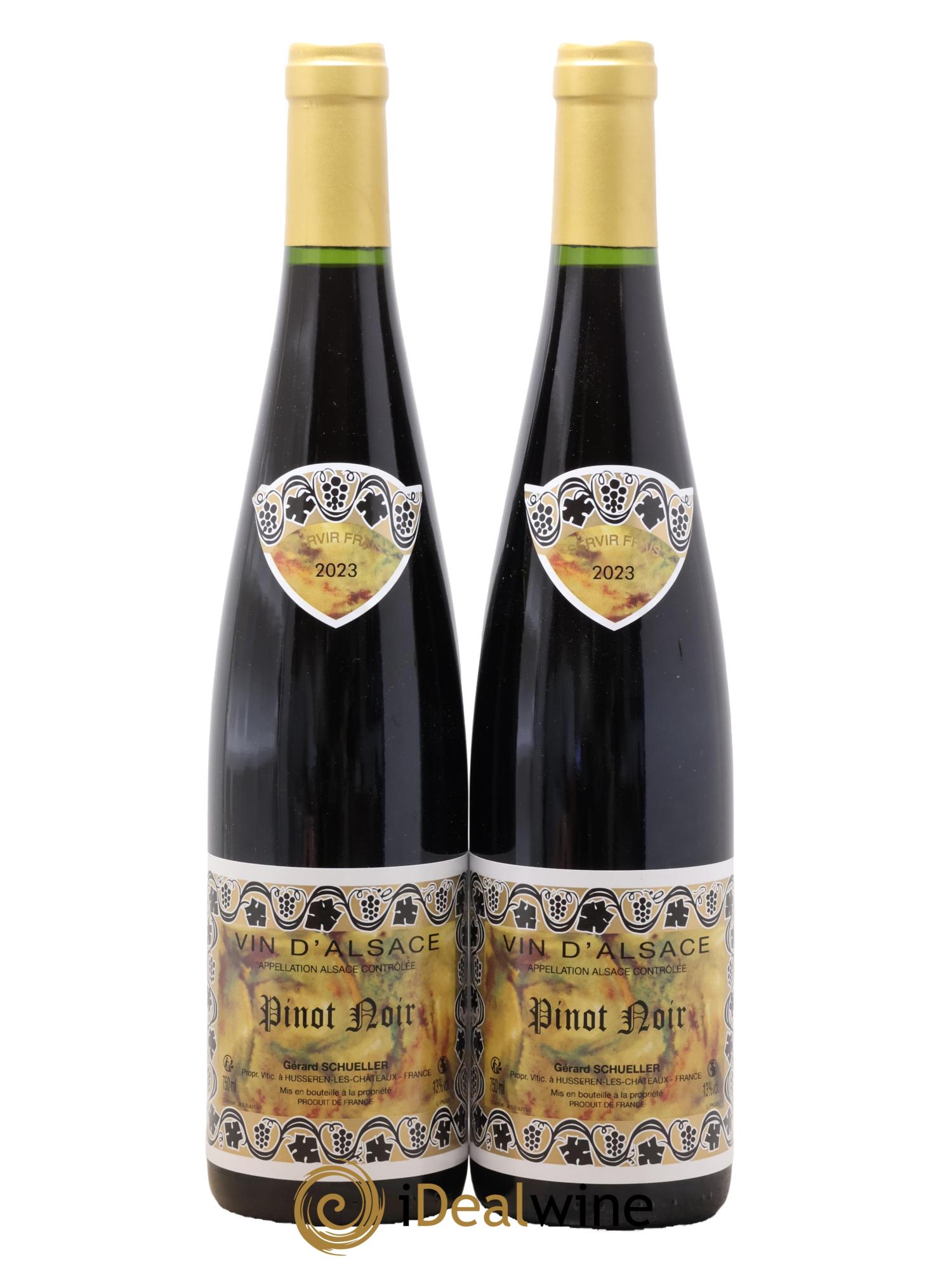 Alsace Pinot Noir Gérard Schueller (Domaine) 2023 - Lotto di 2 bottiglie - 0