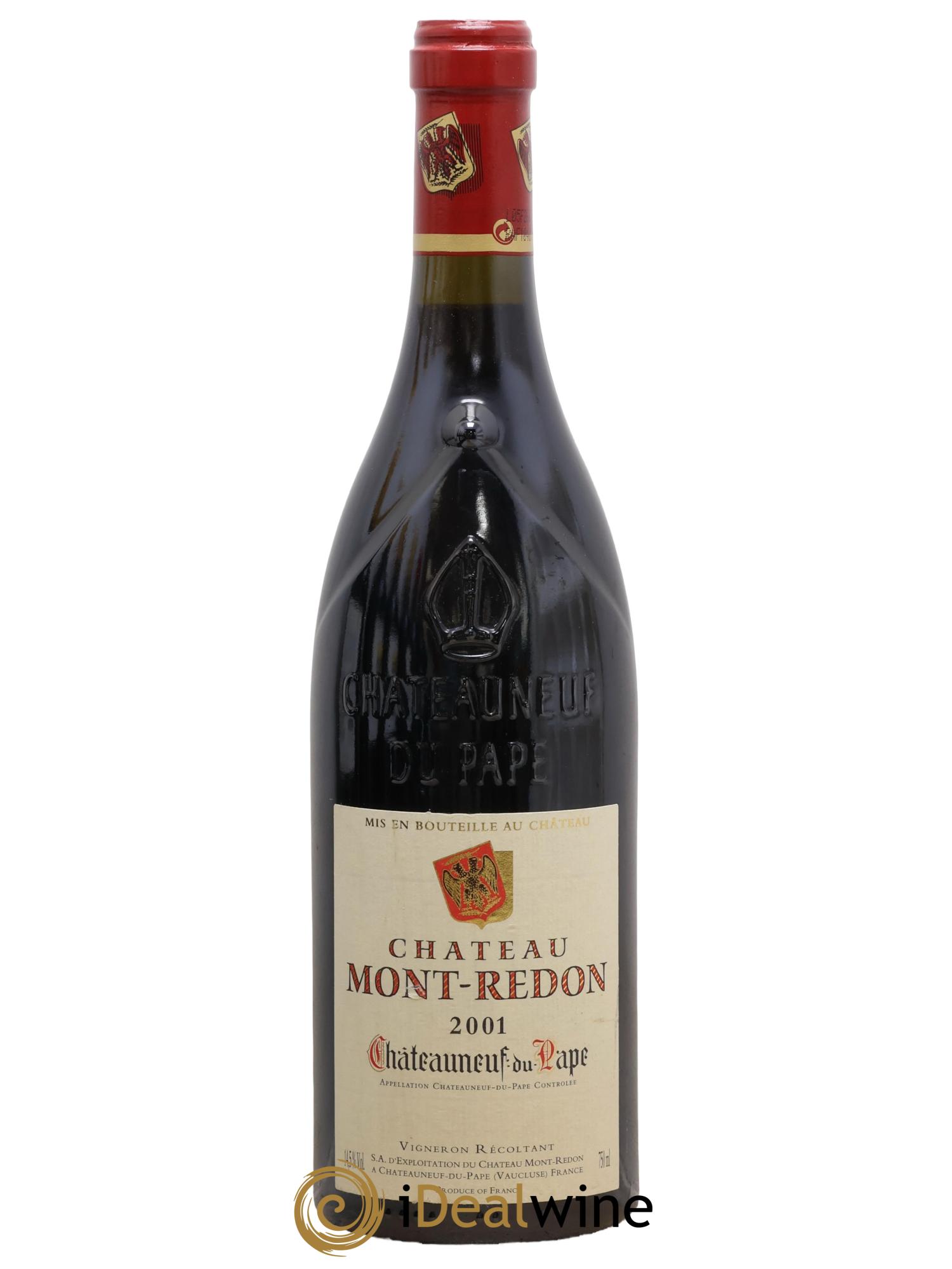 Châteauneuf-du-Pape Château Mont-Redon Famille Abeille-Fabre 2001 - Lot of 1 bottle - 0