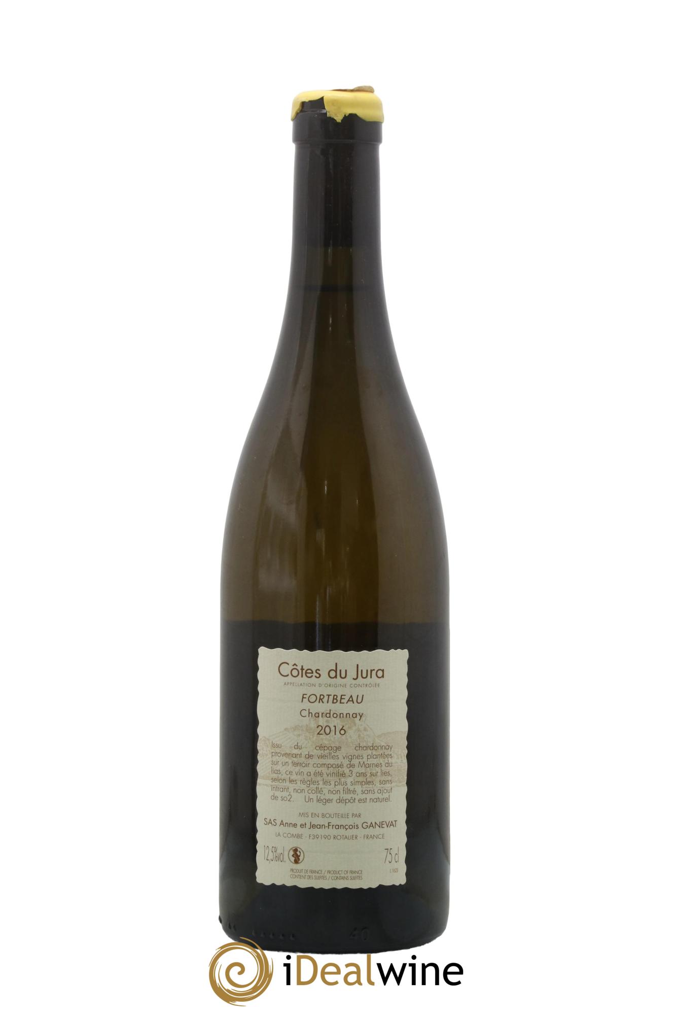Vin de France (anciennement Côtes du Jura) Fortbeau Anne et Jean François Ganevat 2016 - Lotto di 1 bottiglia - 1