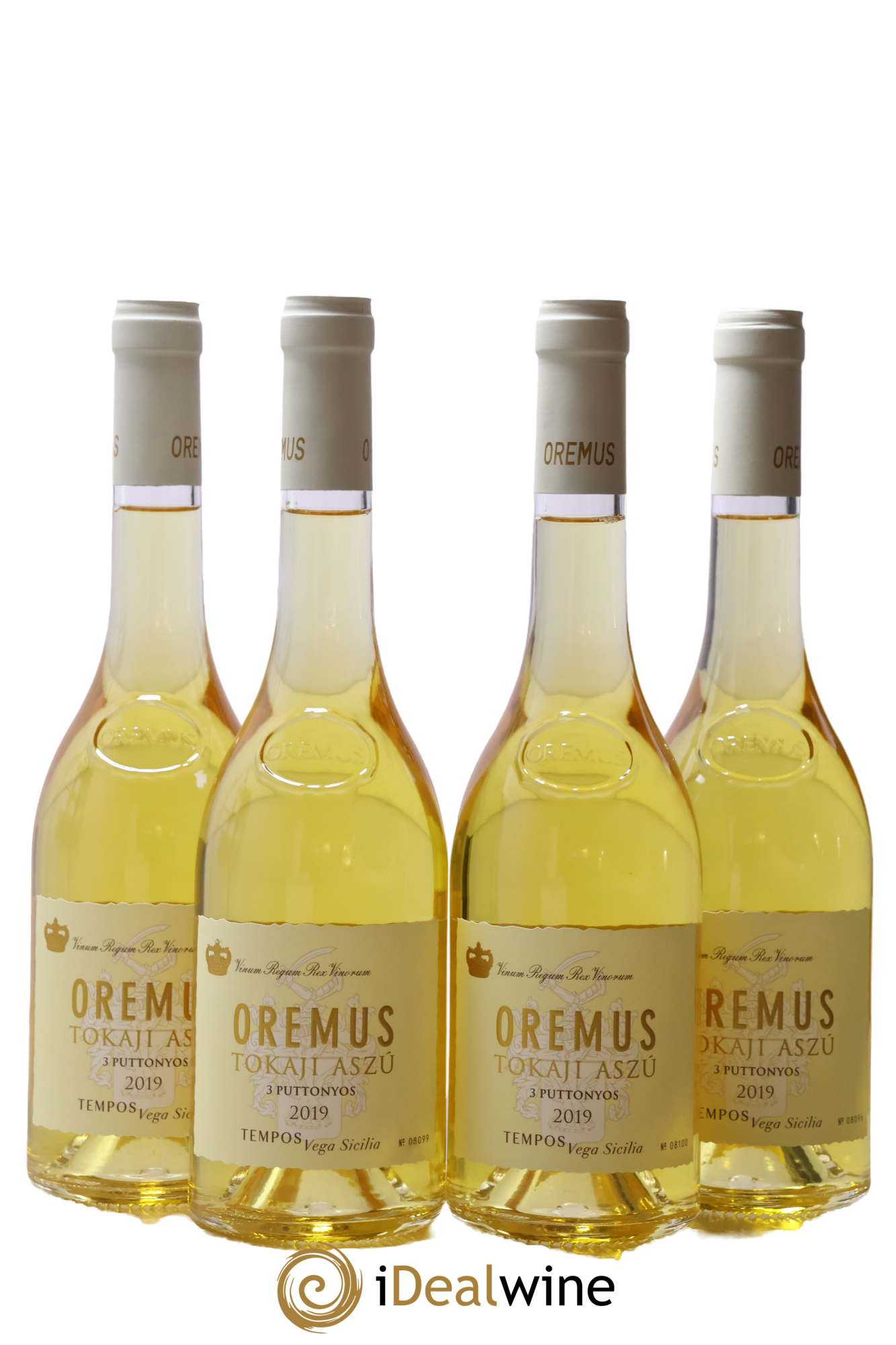 Tokaj Aszu 3 Puttonyos Oremus by Vega Sicilia 2019 - Lot de 4 format 50cls - 0