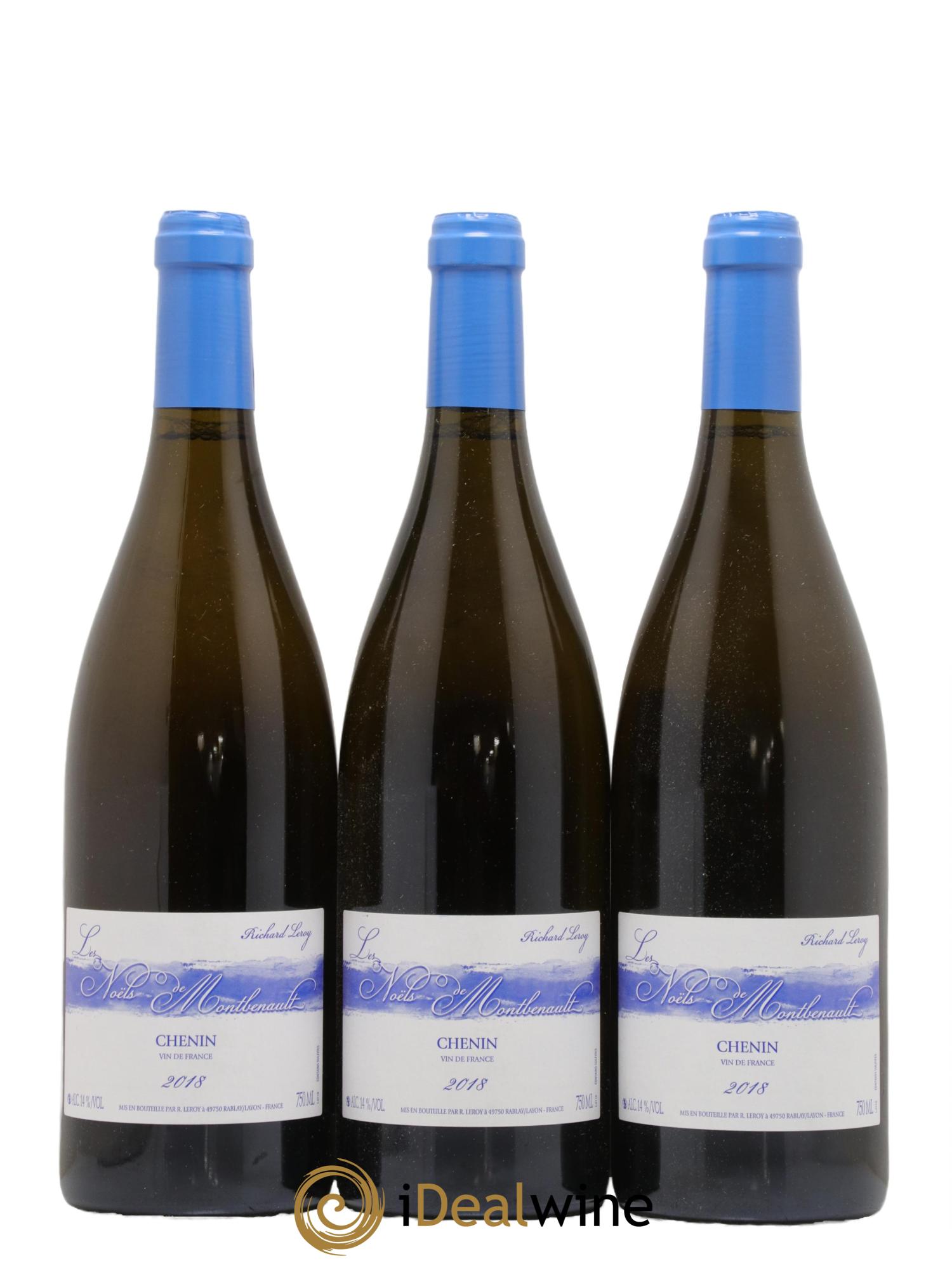 Vin de France Les Noëls de Montbenault Richard Leroy 2018 - Lot de 3 bouteilles - 0