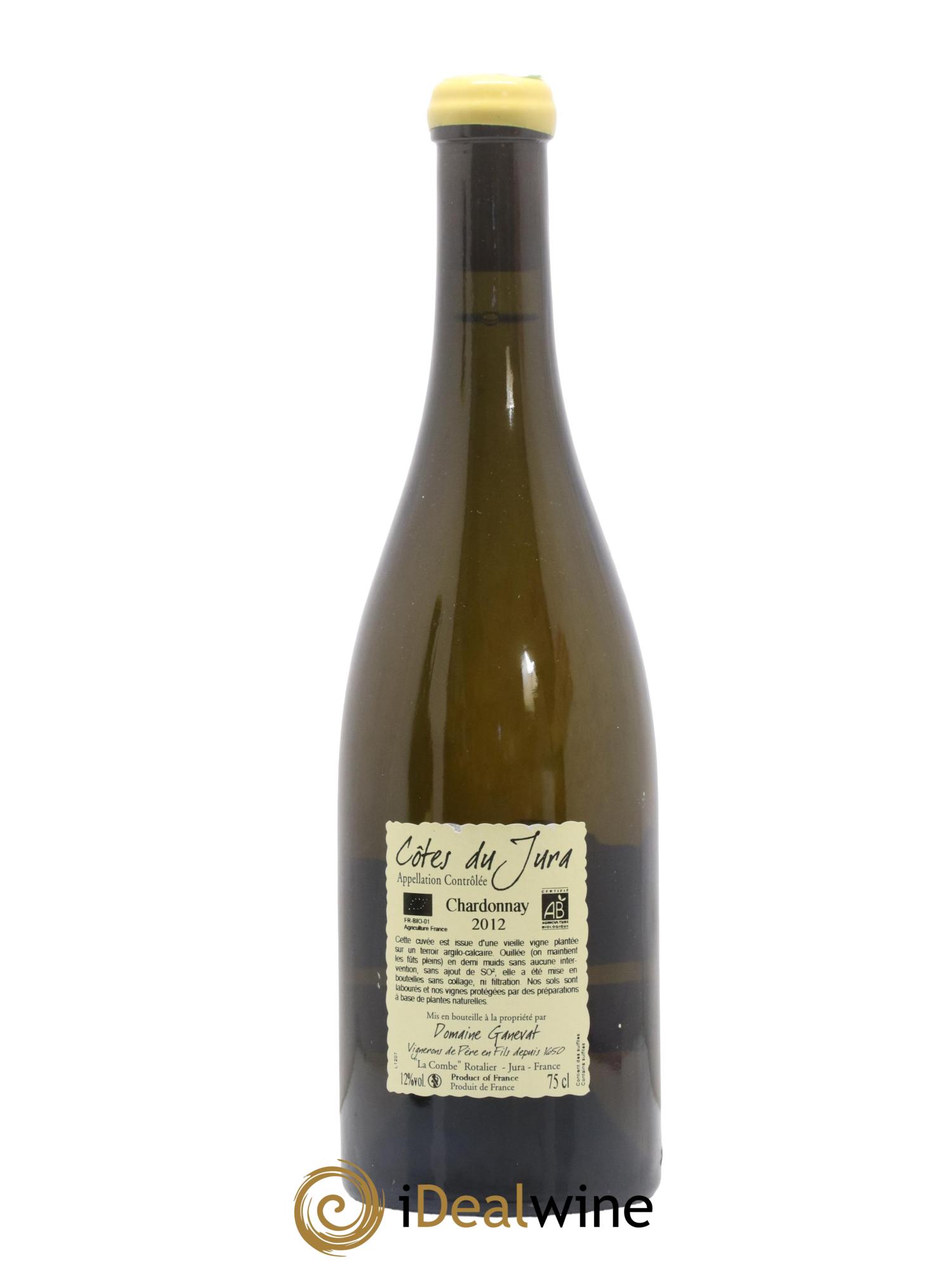 Côtes du Jura Les Chamois du Paradis Jean-François Ganevat (Domaine) 2012 - Lot de 1 bouteille - 1