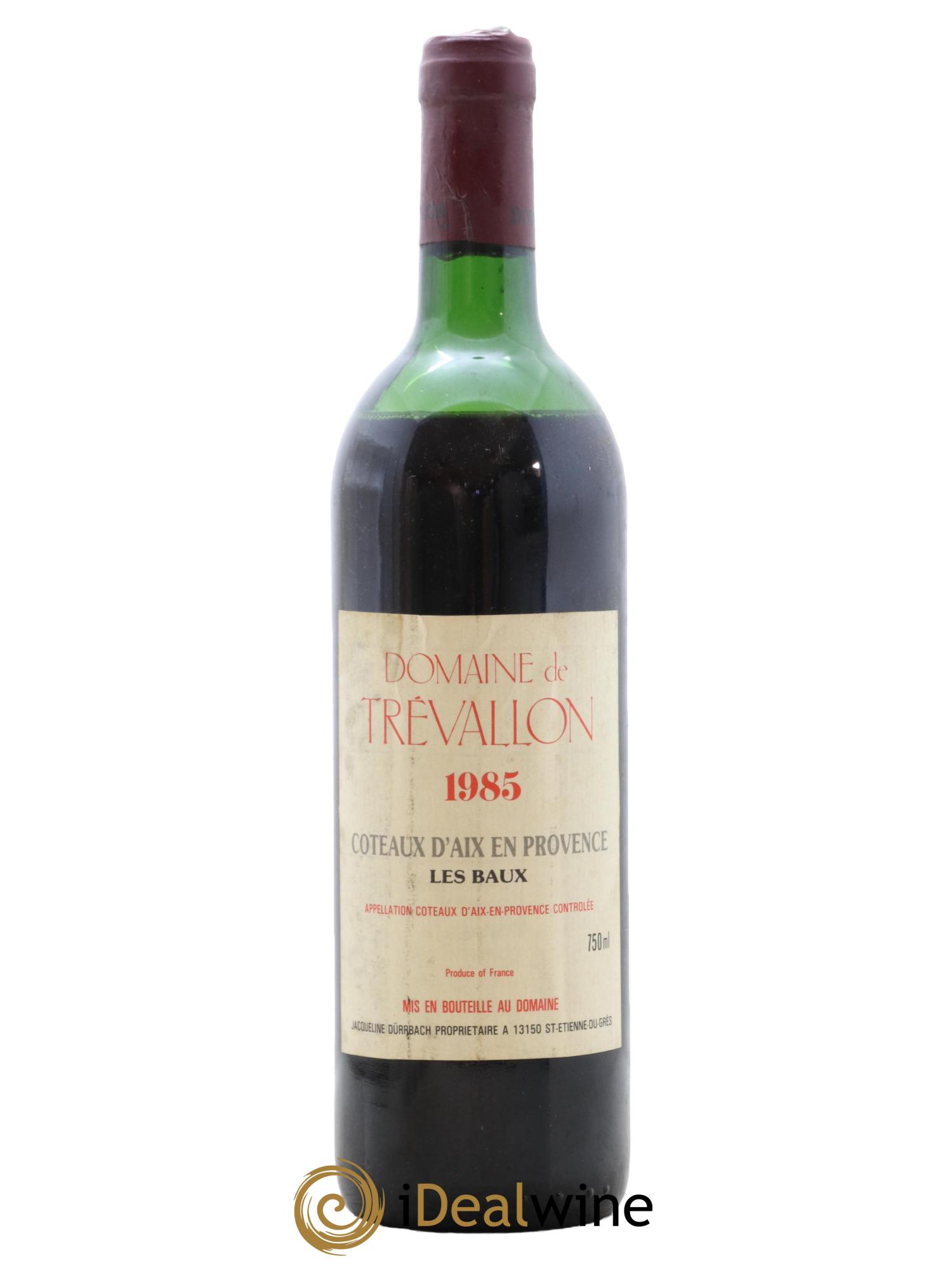 Coteaux d'Aix-en-Provence Trévallon (Domaine de) Eloi Dürrbach 1985 - Posten von 1 Flasche - 0