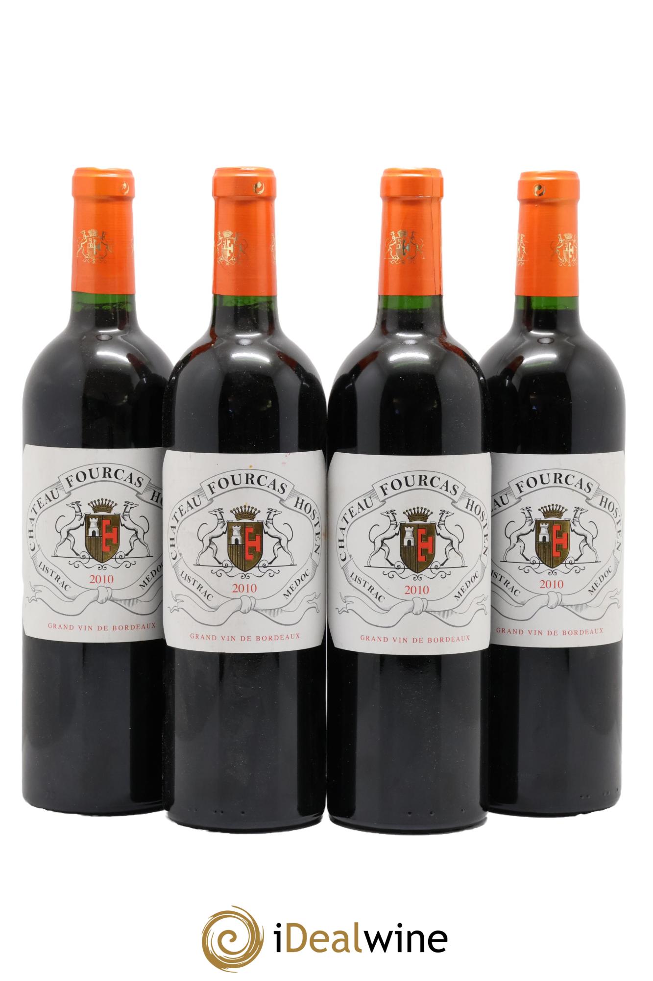 Château Fourcas Hosten Cru Bourgeois 2010 - Lotto di 4 bottiglie - 0