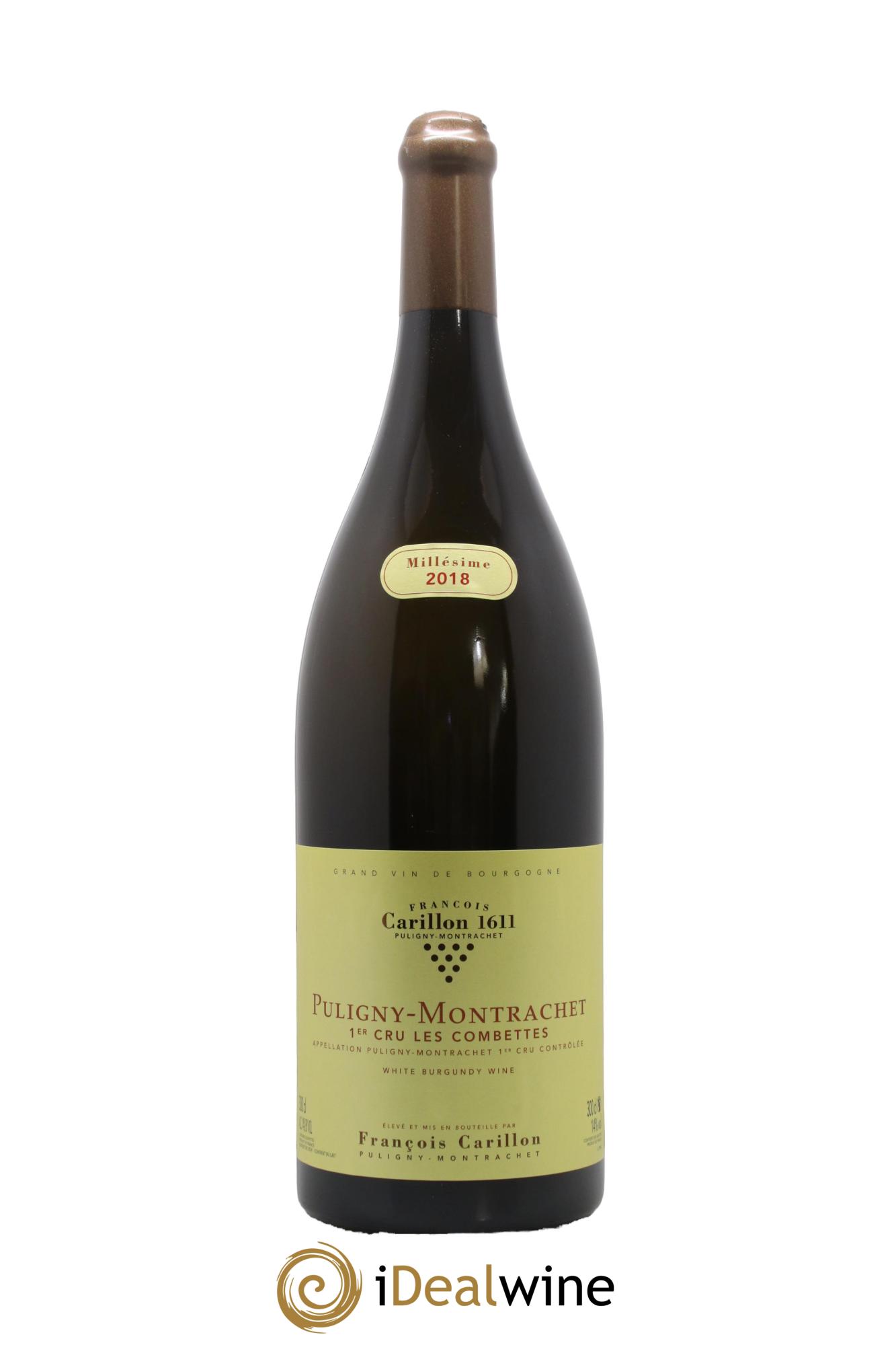 Puligny-Montrachet 1er Cru Les Combettes François Carillon  2018 - Lot of 1 double magnum - 1
