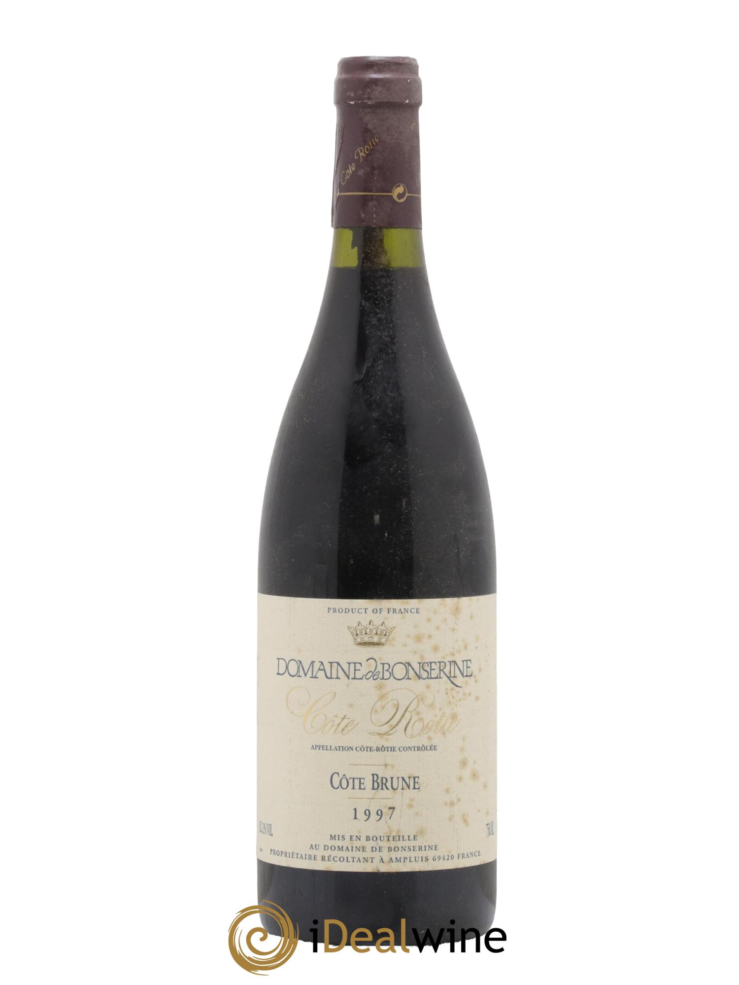 Côte-Rôtie Côte Brune Domaine de Bonserine 1997 - Lot de 1 bouteille - 0