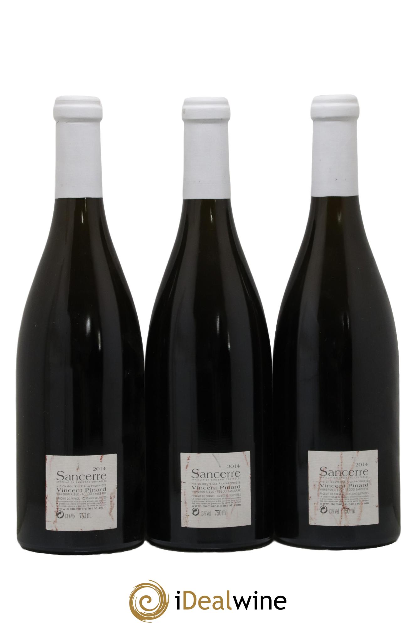 Sancerre Petit Chemarin Vincent Pinard 2014 - Posten von 3 Flaschen - 1