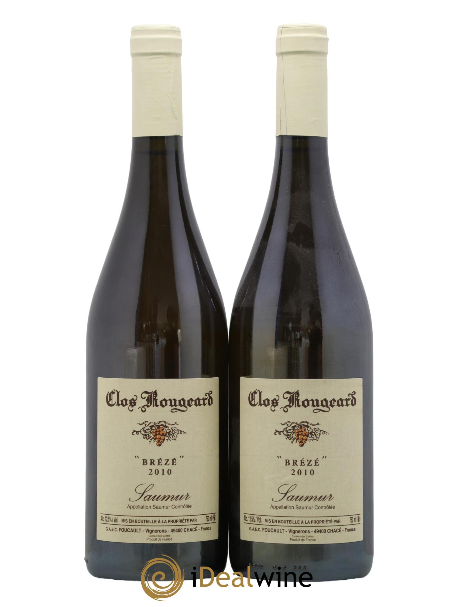 Saumur Brézé Clos Rougeard 2010 - Posten von 2 Flaschen - 0