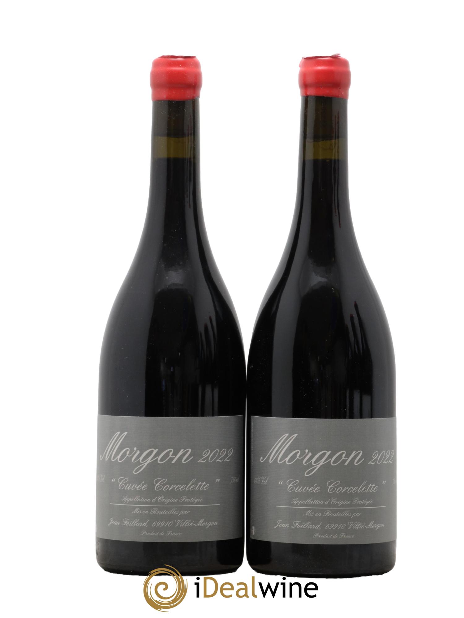 Morgon Corcelette Jean Foillard 2022 - Lot de 2 bouteilles - 0