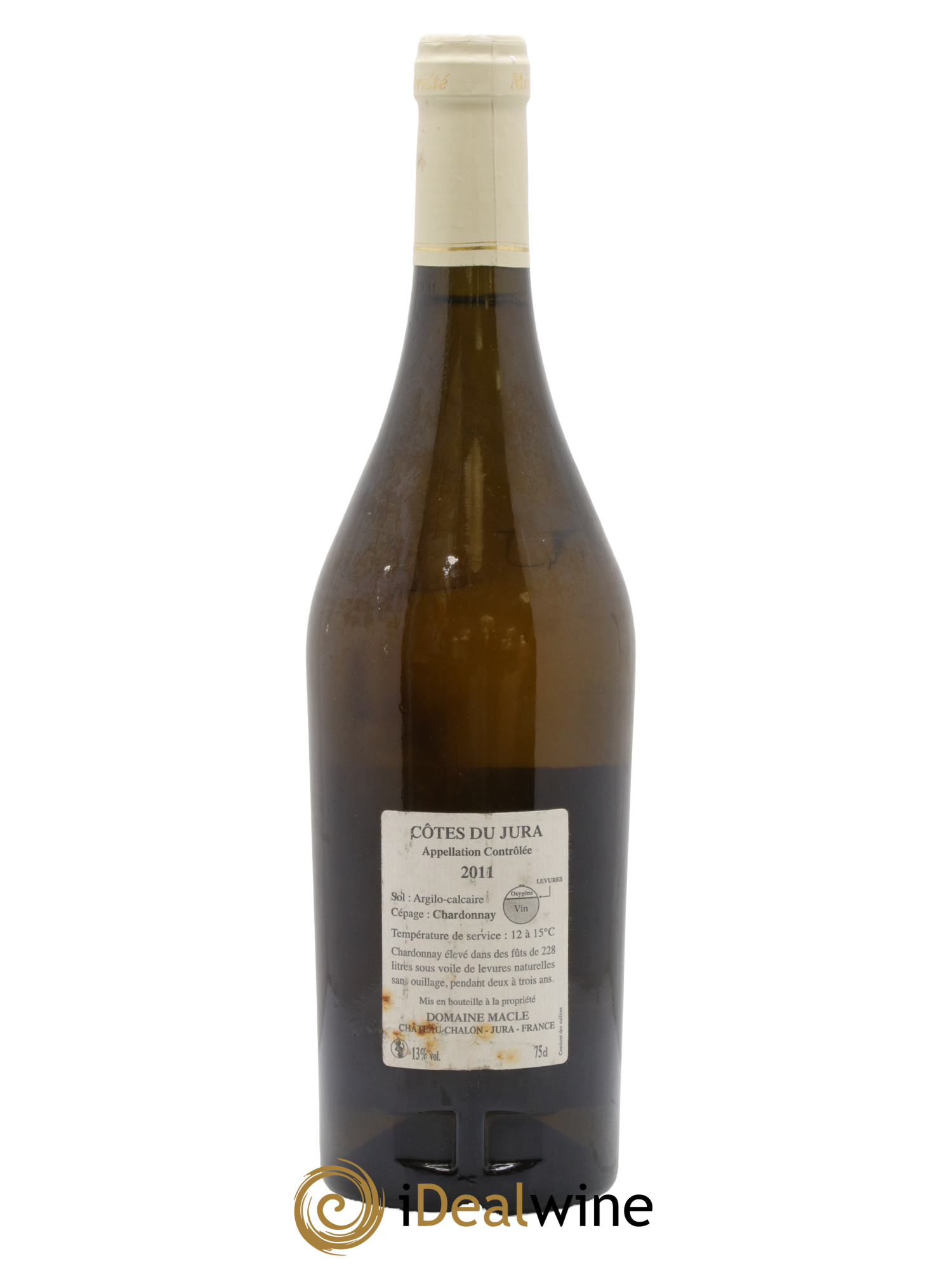 Côtes du Jura Chardonnay sous voile Jean Macle 2011 - Lot of 1 bottle - 1