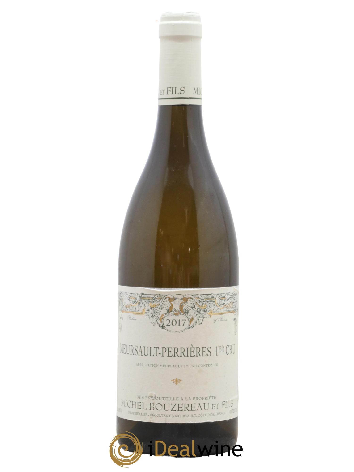 Meursault 1er Cru Perrières Michel Bouzereau et Fils (Domaine) 2017 - Lot de 1 bouteille - 0