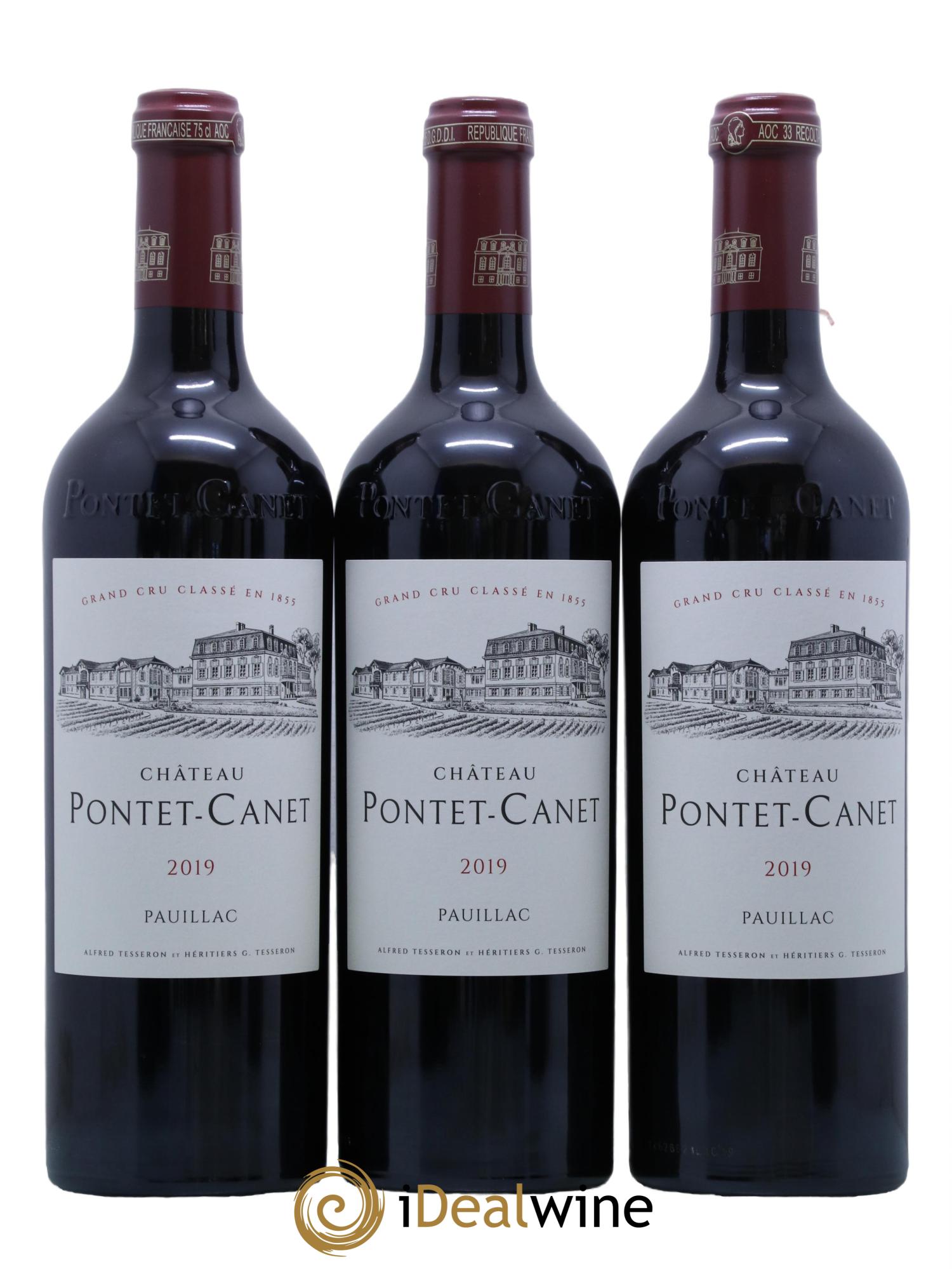 Château Pontet Canet 5ème Grand Cru Classé 2019 - Lot de 6 bouteilles - 2